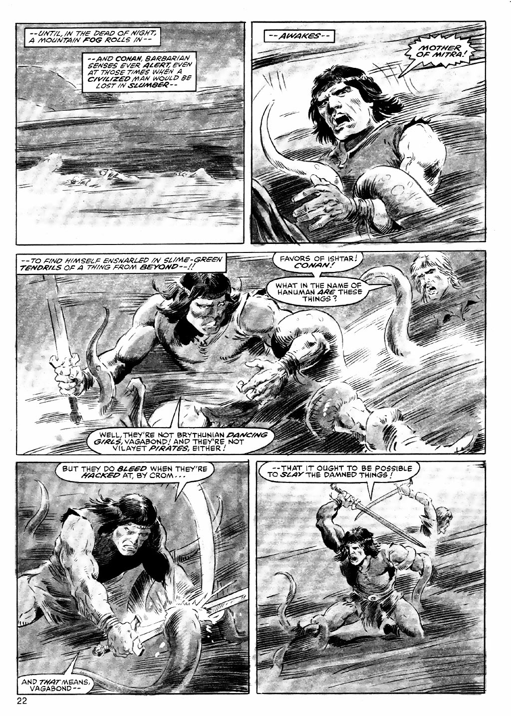 Read online The Savage Sword Of Conan comic -  Issue #84 - 22