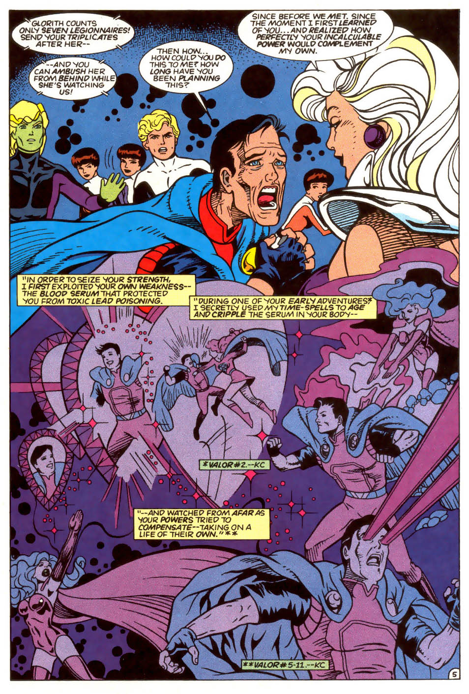 Read online Valor (1992) comic -  Issue #17 - 5