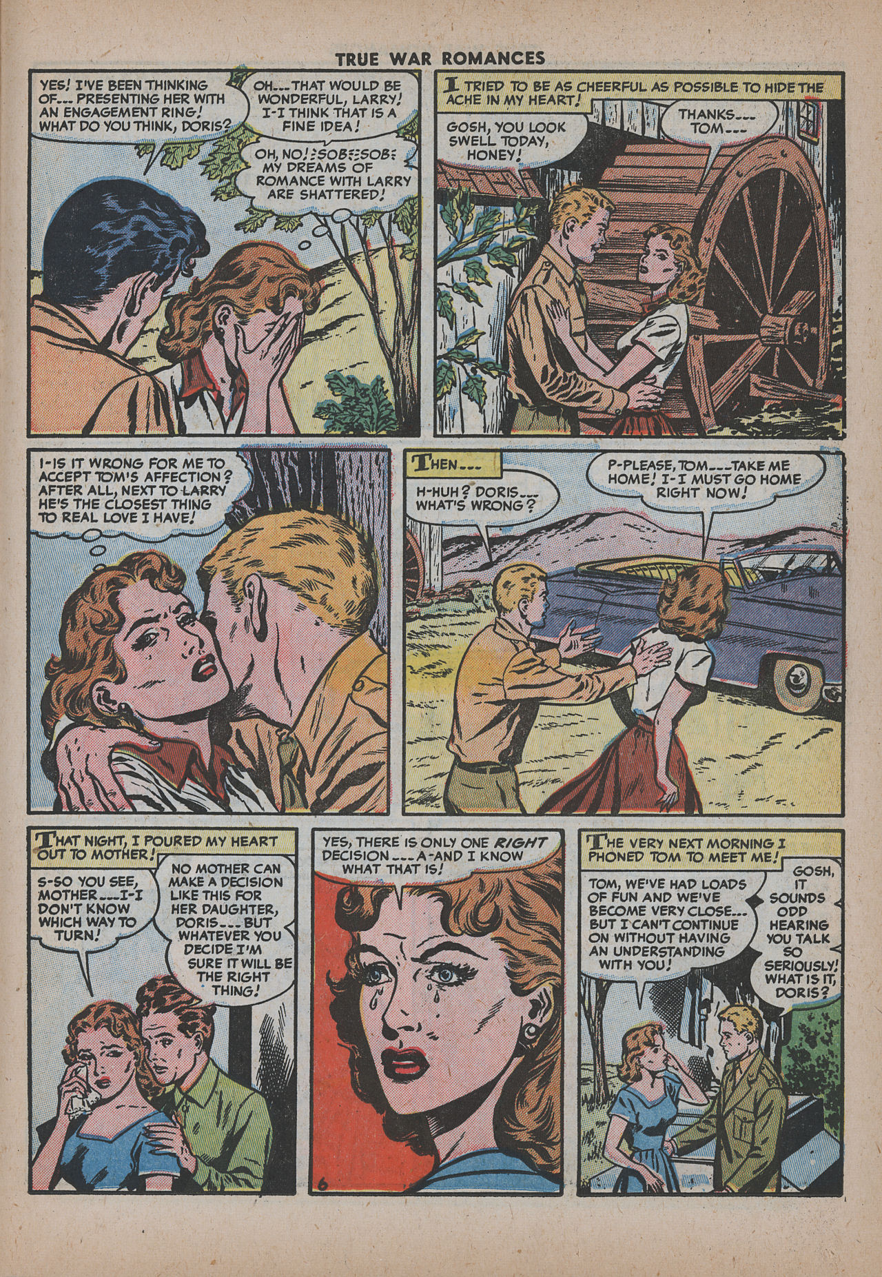 Read online True War Romances comic -  Issue #16 - 23