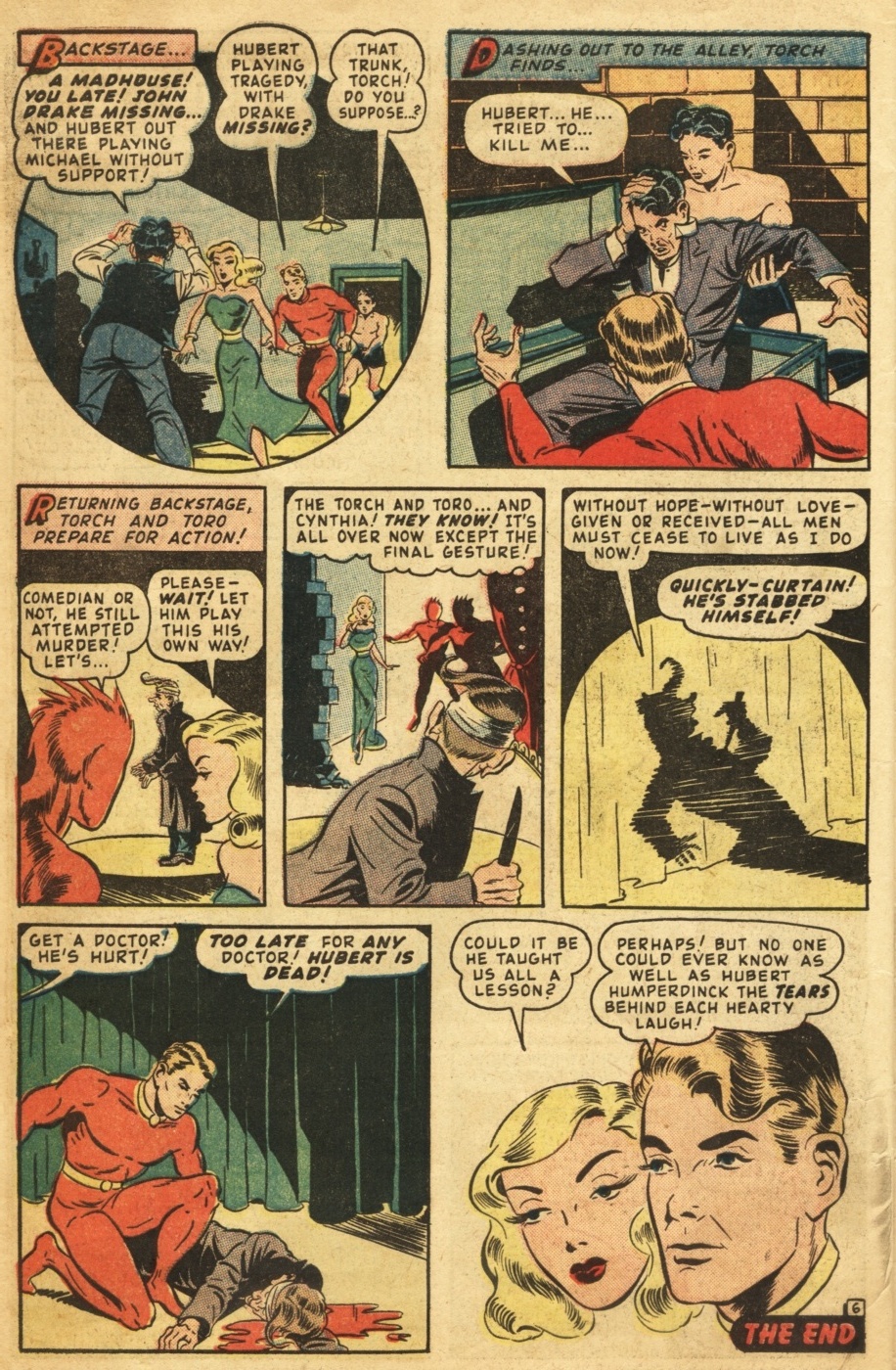 Read online The Human Torch (1940) comic -  Issue #29 - 32