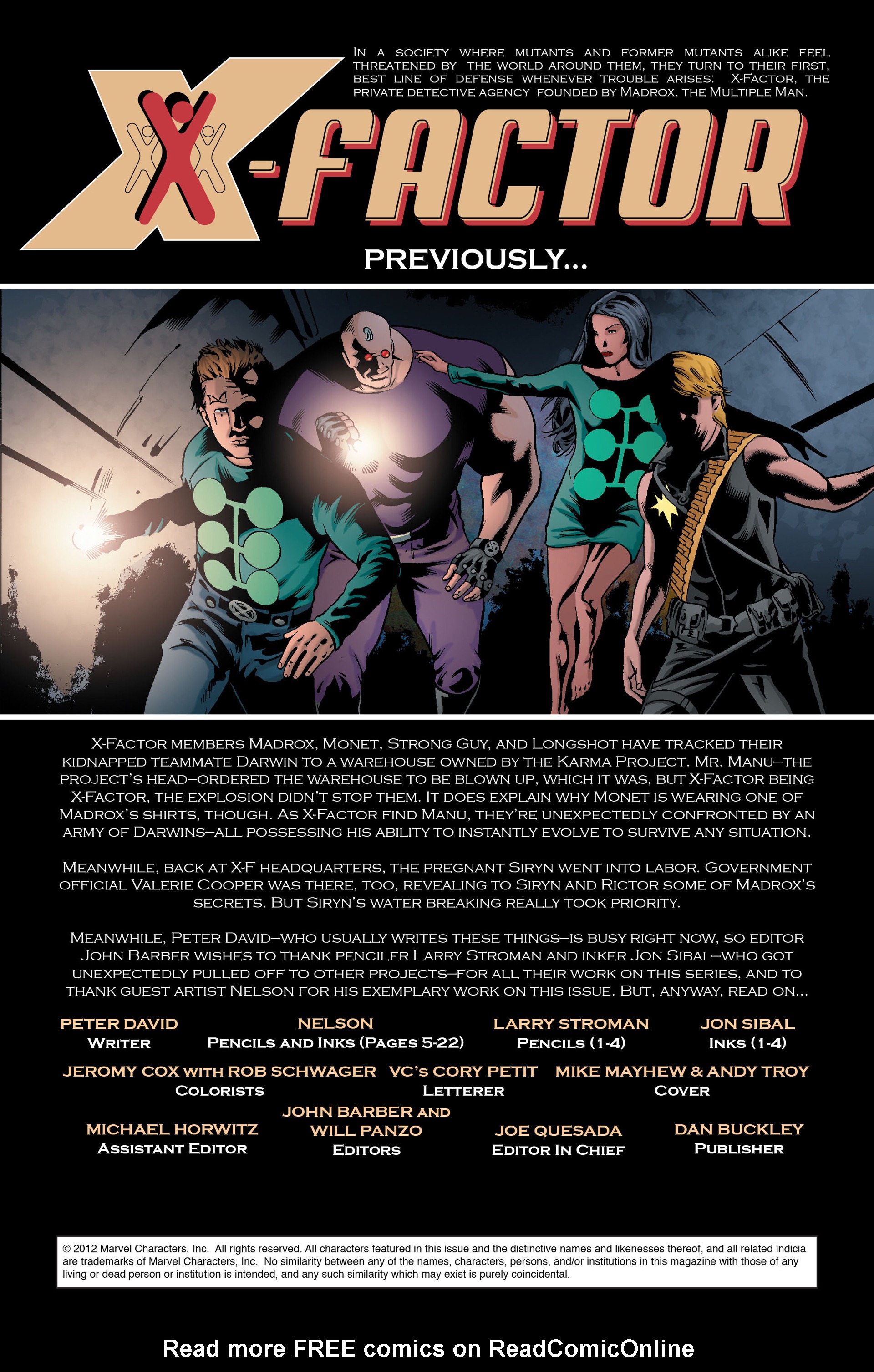 Read online X-Factor (2006) comic -  Issue #38 - 2