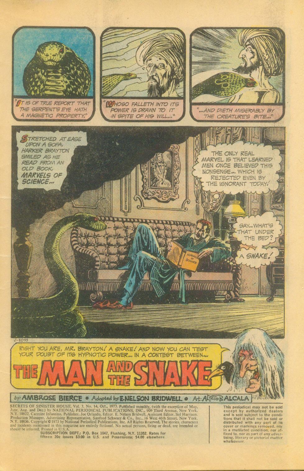 Secrets of Sinister House (1972) issue 14 - Page 3