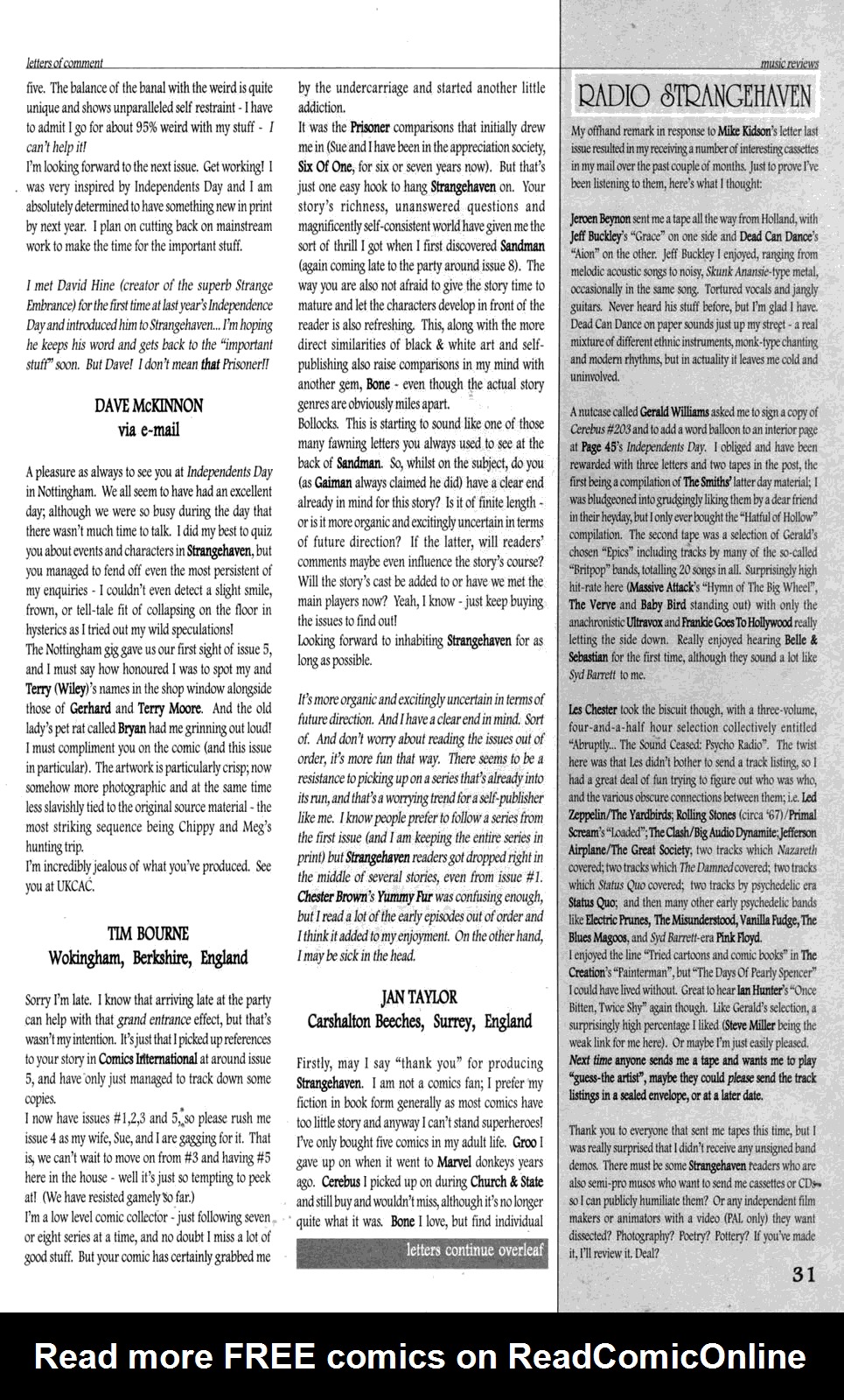 Read online Strangehaven comic -  Issue #6 - 31