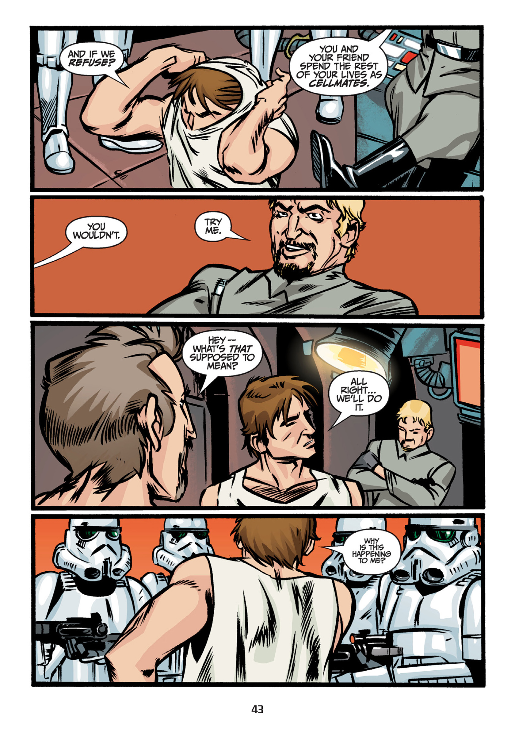 Read online Star Wars Adventures comic -  Issue # Issue Han Solo and the Hollow Moon of Khorya - 45