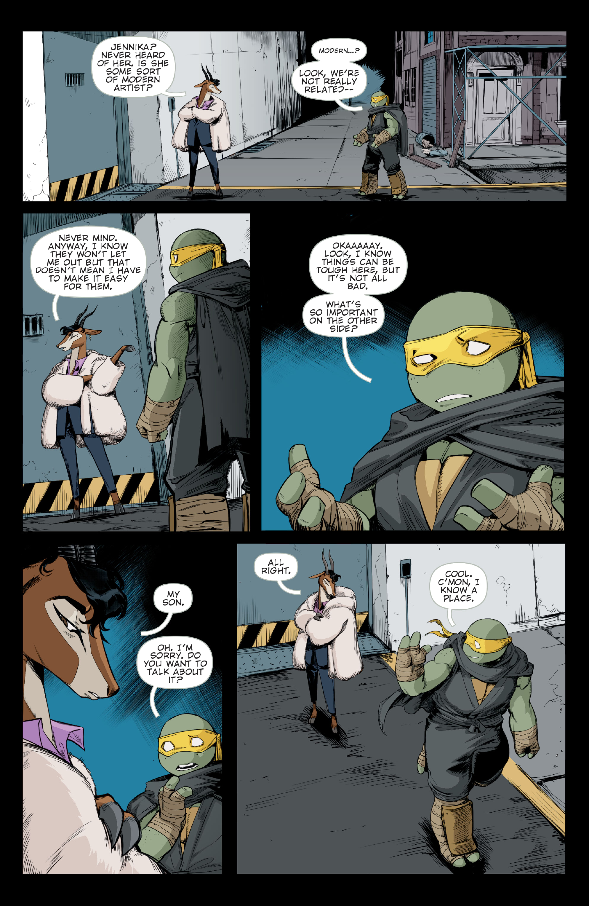 Read online Teenage Mutant Ninja Turtles: Jennika II comic -  Issue #4 - 9