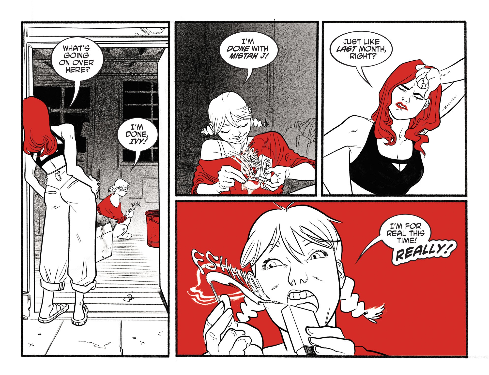 Read online Harley Quinn Black   White   Red comic -  Issue #7 - 6