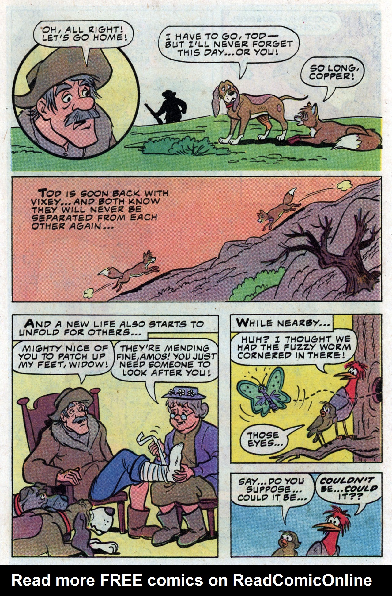 Read online Walt Disney Productions' The Fox and the Hound comic -  Issue #2 - 33