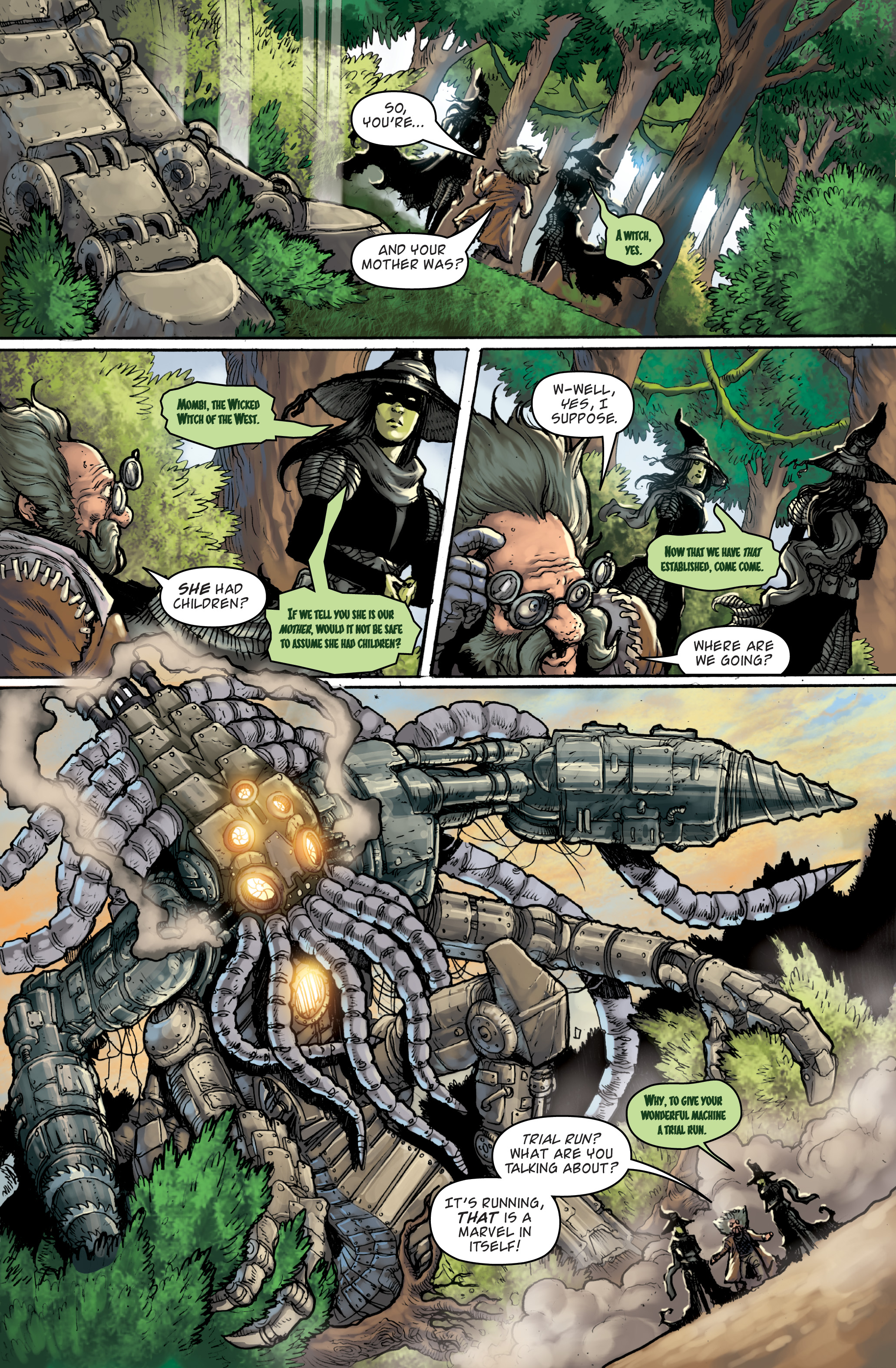 Read online The Steam Engines of Oz: The Geared Leviathan comic -  Issue #2 - 12
