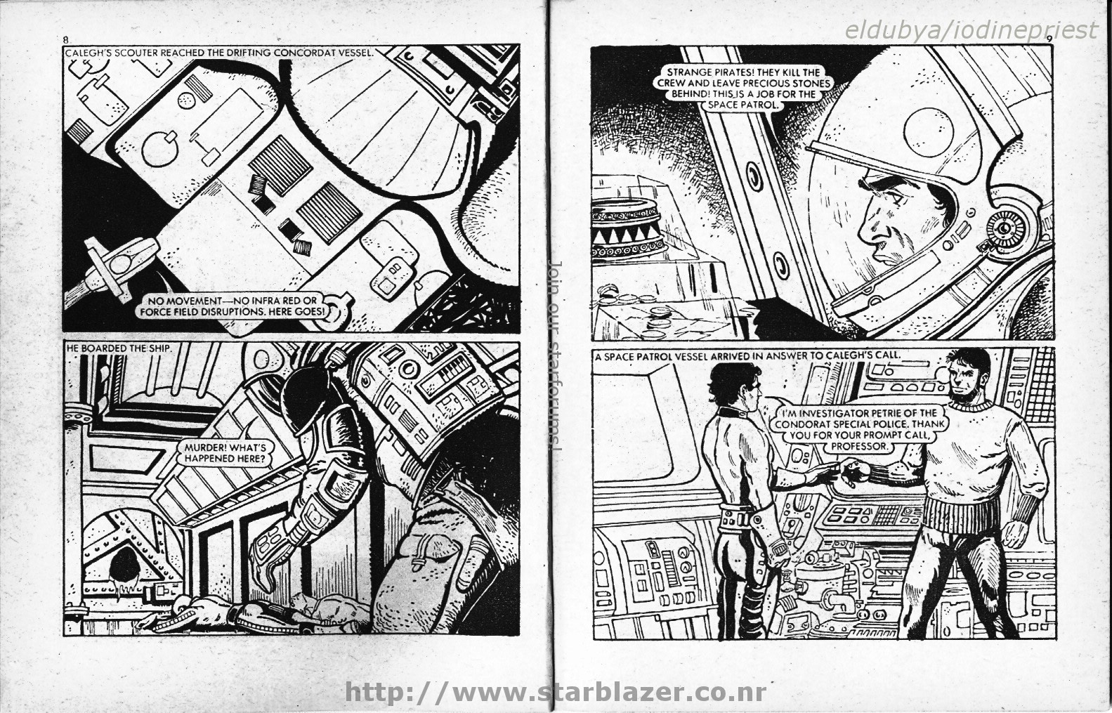 Read online Starblazer comic -  Issue #58 - 6