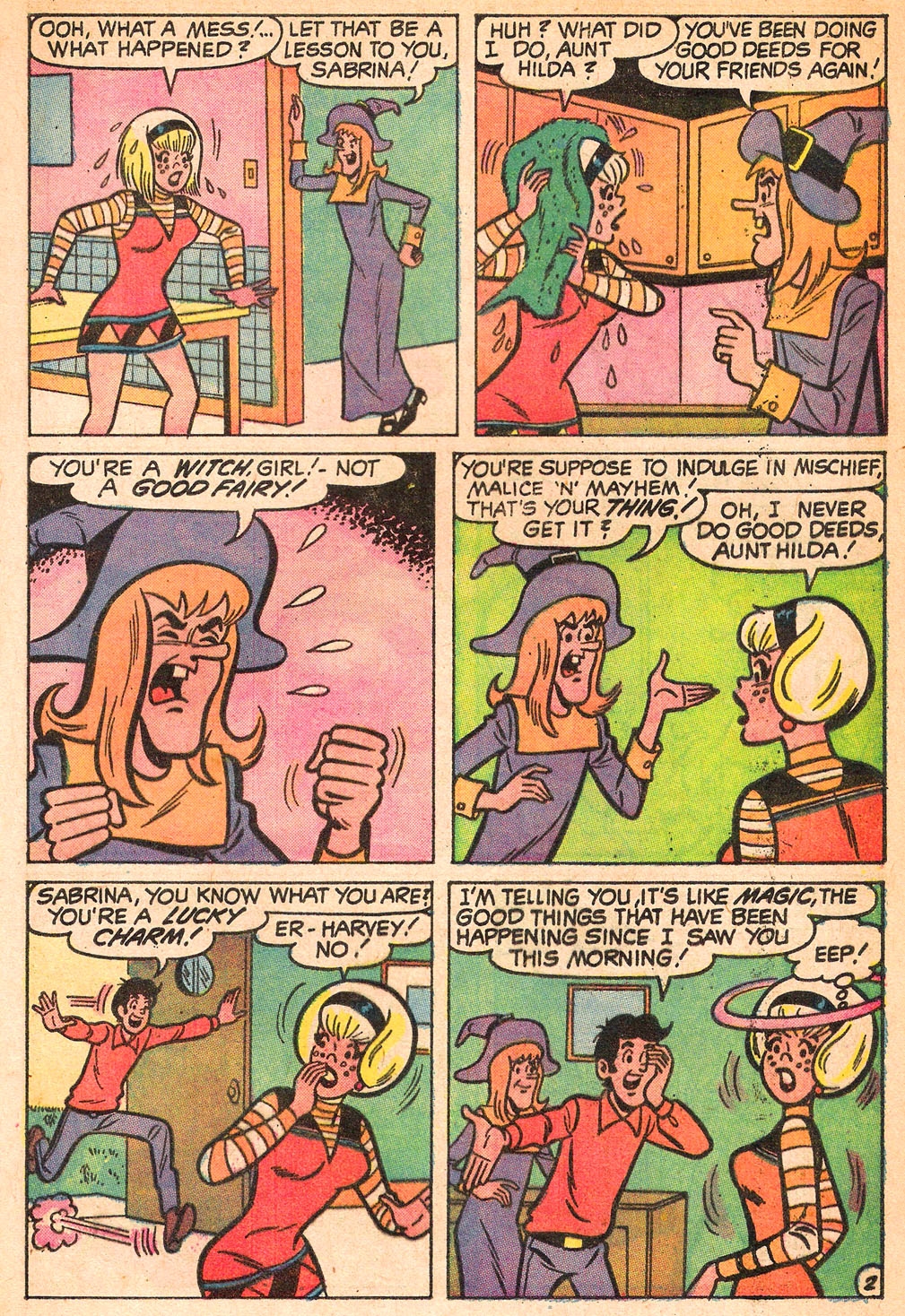 Read online Sabrina The Teenage Witch (1971) comic -  Issue #13 - 17