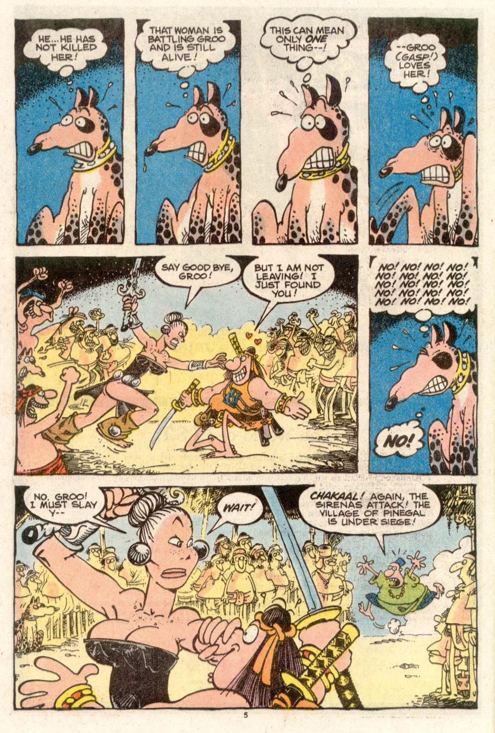 Read online Sergio Aragonés Groo the Wanderer comic -  Issue #50 - 5
