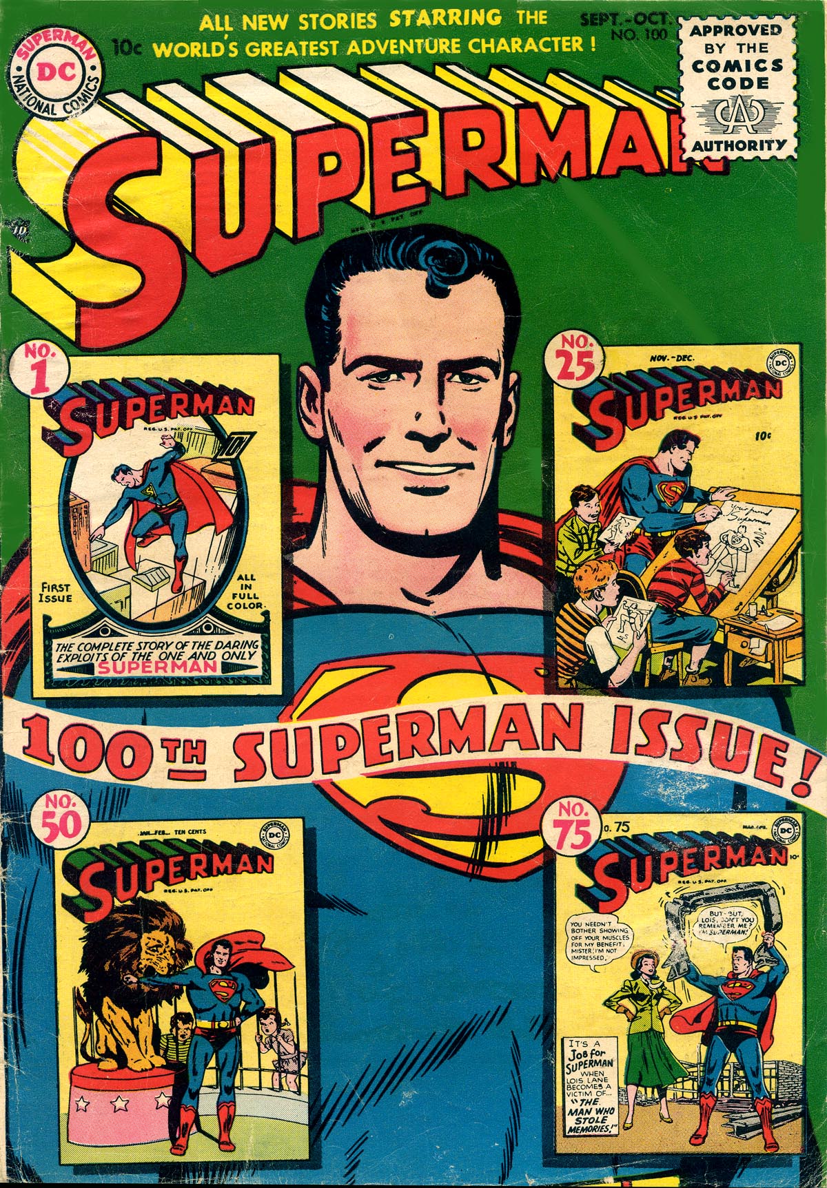 Read online Superman (1939) comic -  Issue #100 - 1