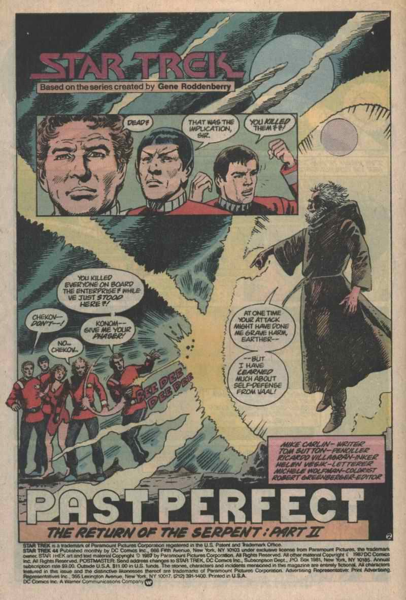 Read online Star Trek (1984) comic -  Issue #44 - 3