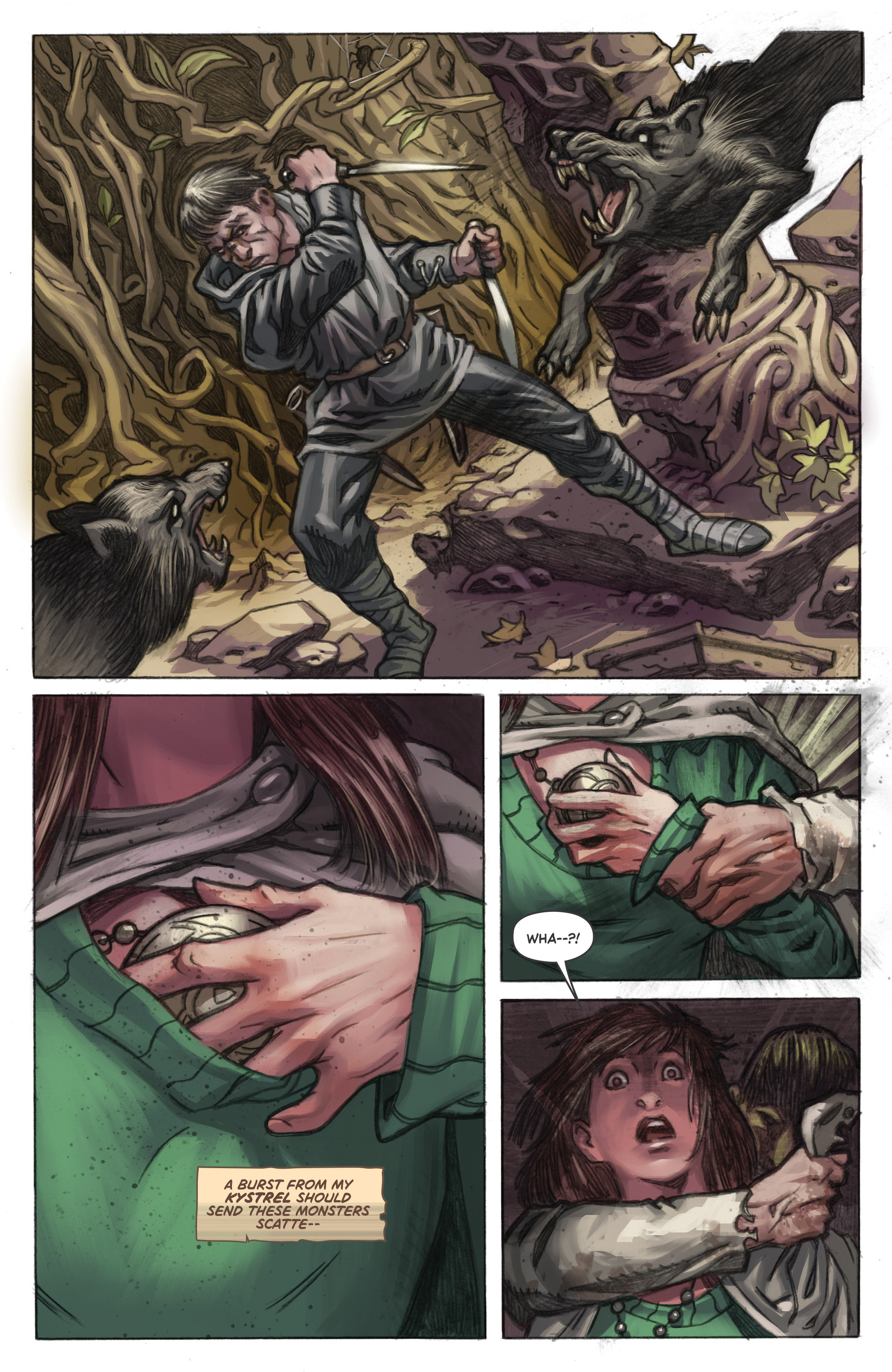 Read online Muirwood: The Lost Abbey comic -  Issue #5 - 13