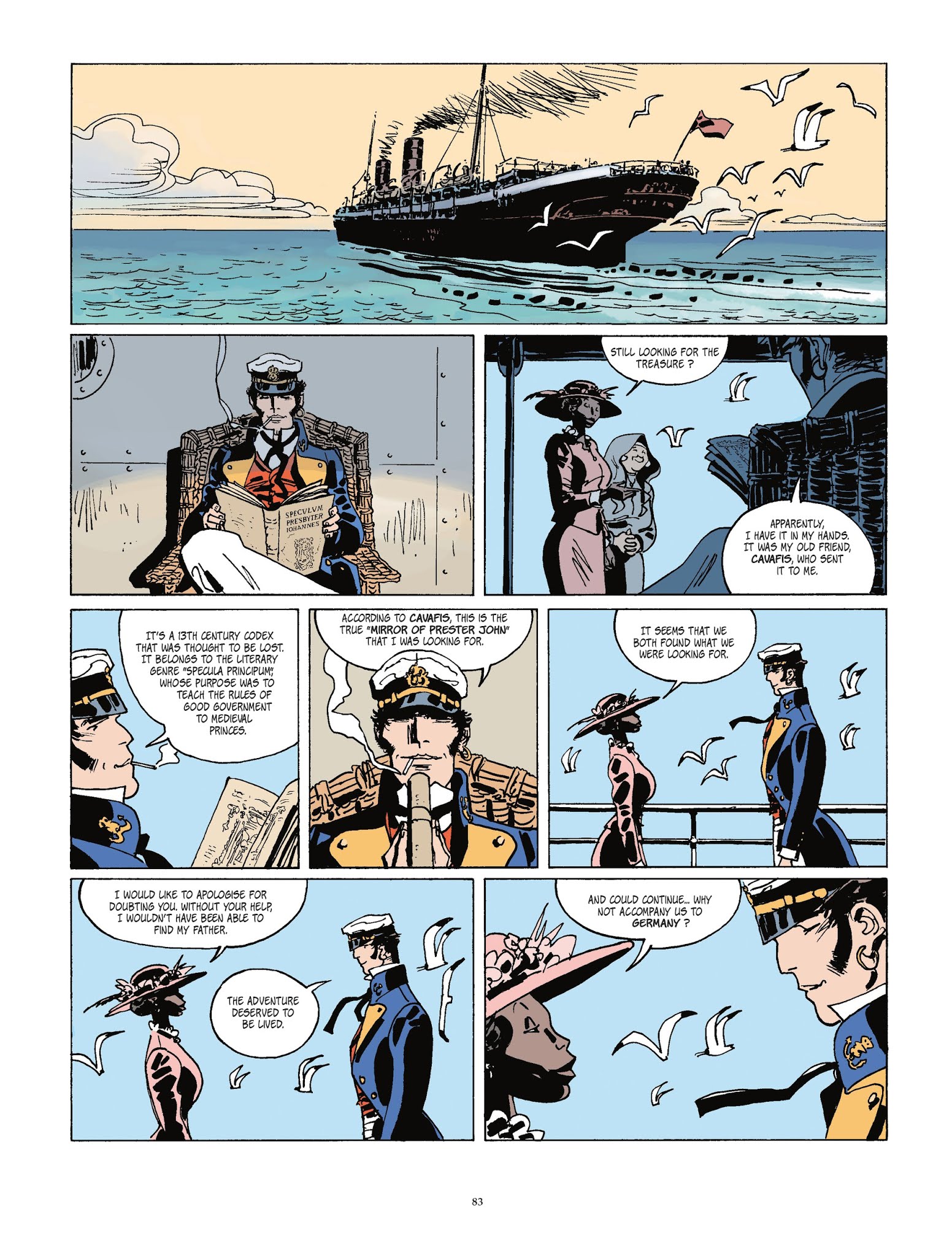 Read online Corto Maltese [GER] comic -  Issue #16 - 83