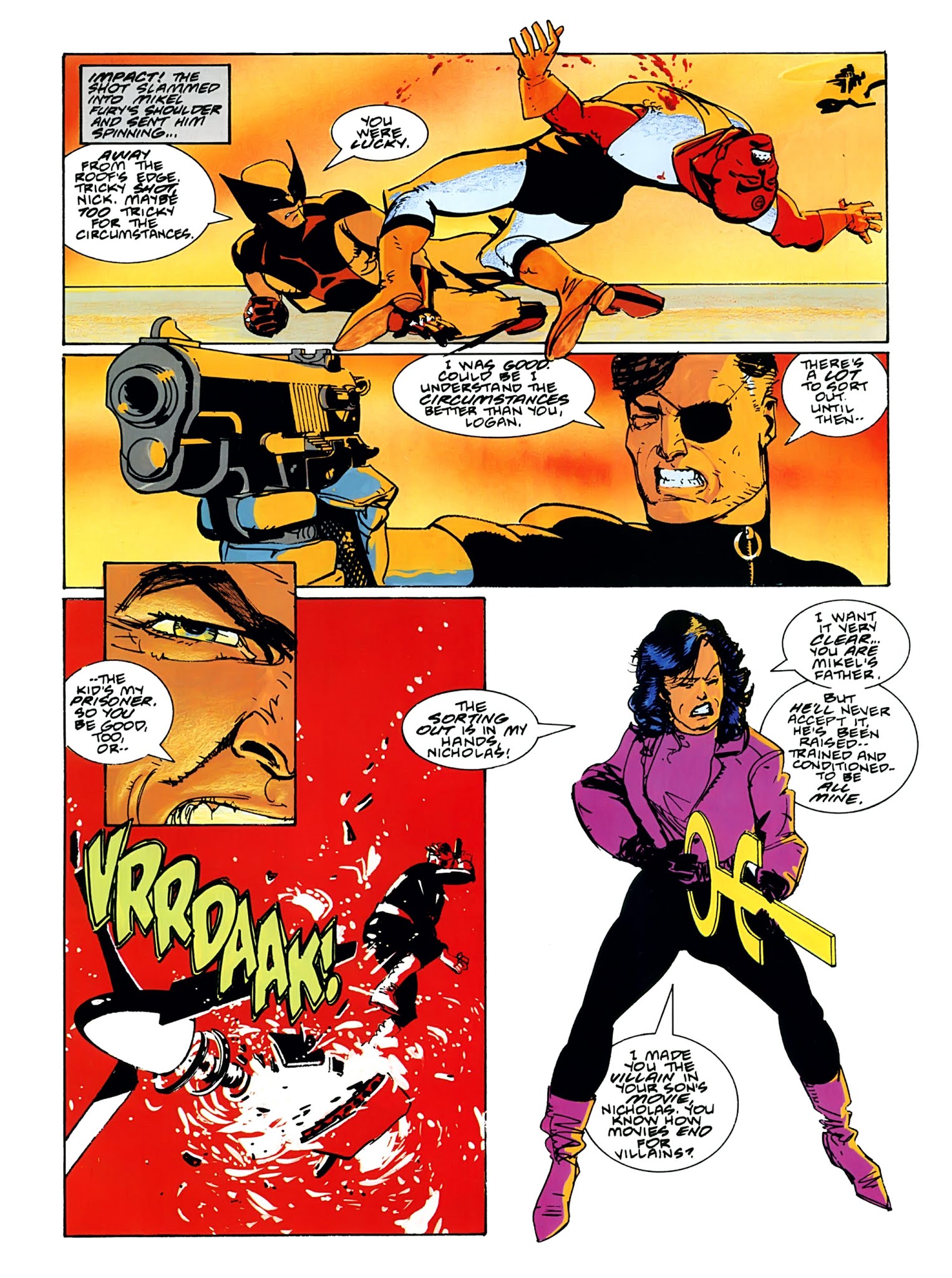 Read online Wolverine, Nick Fury: The Scorpio Connection comic -  Issue # TPB - 57