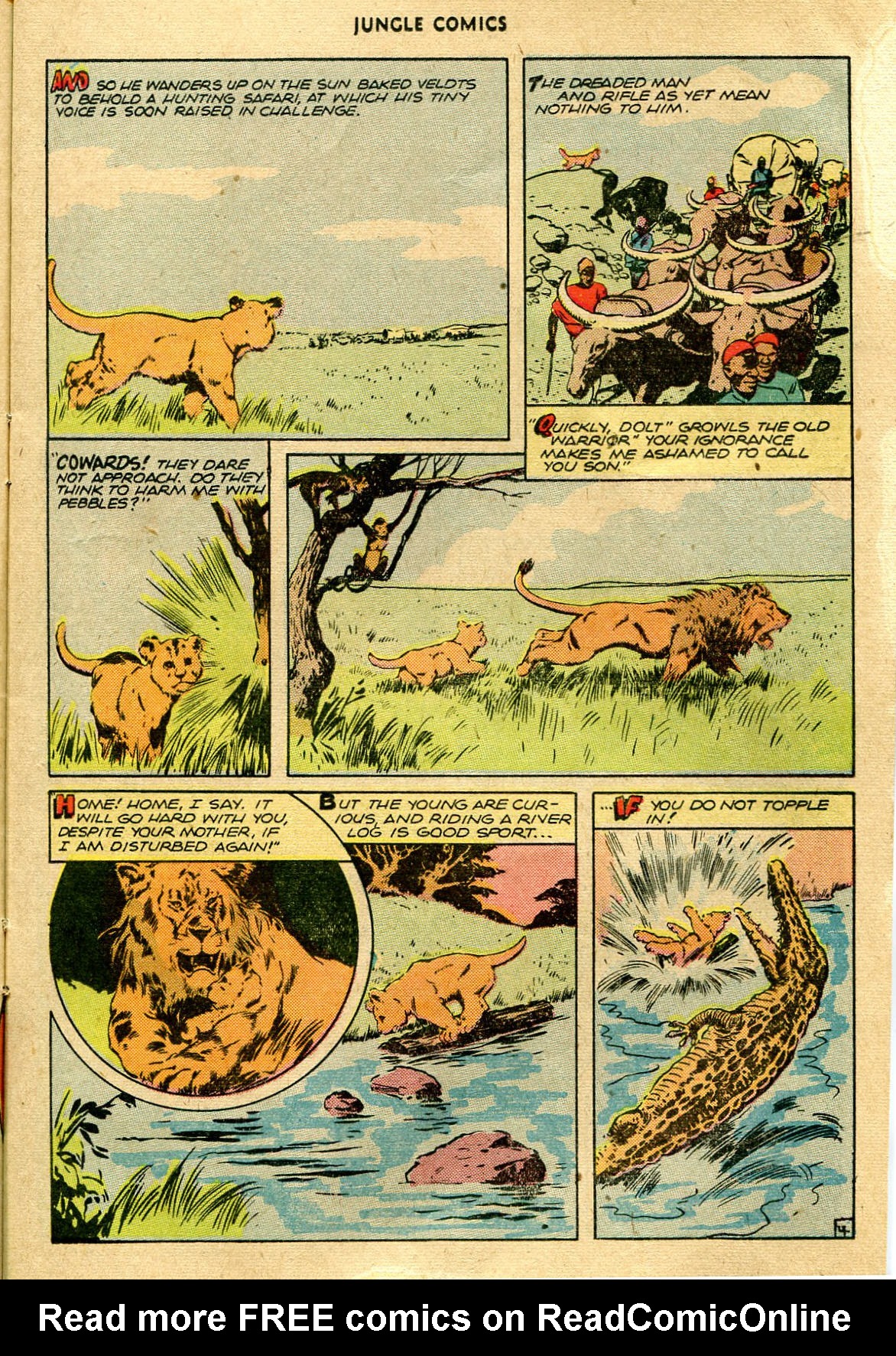Read online Jungle Comics comic -  Issue #79 - 18