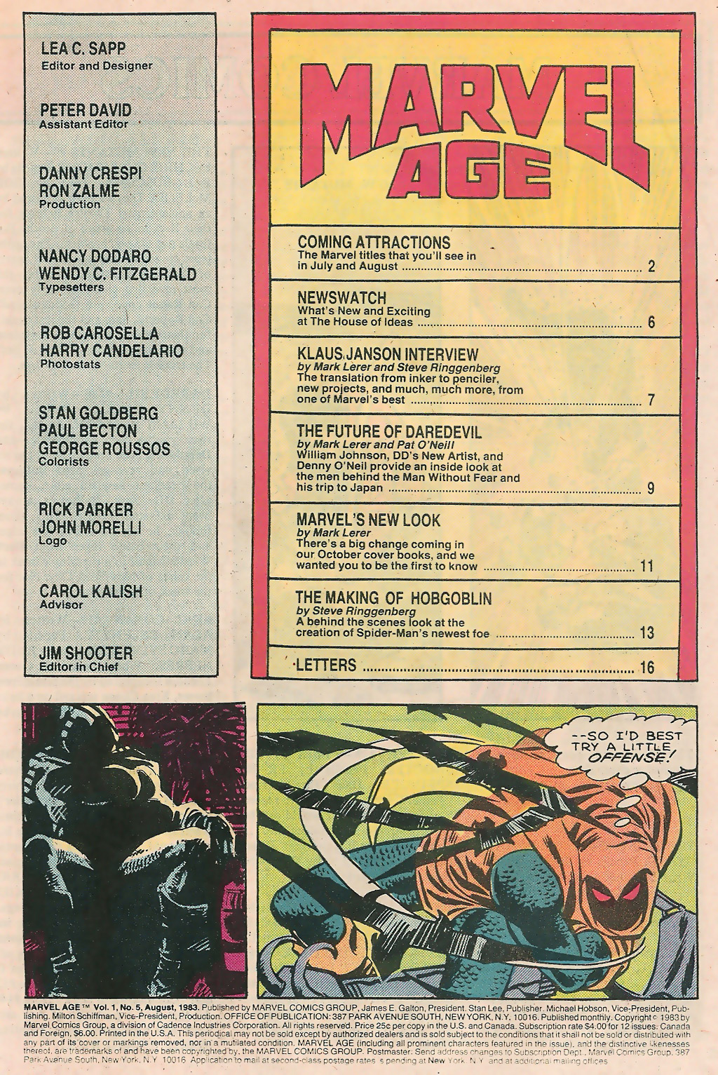 Read online Marvel Age comic -  Issue #5 - 3