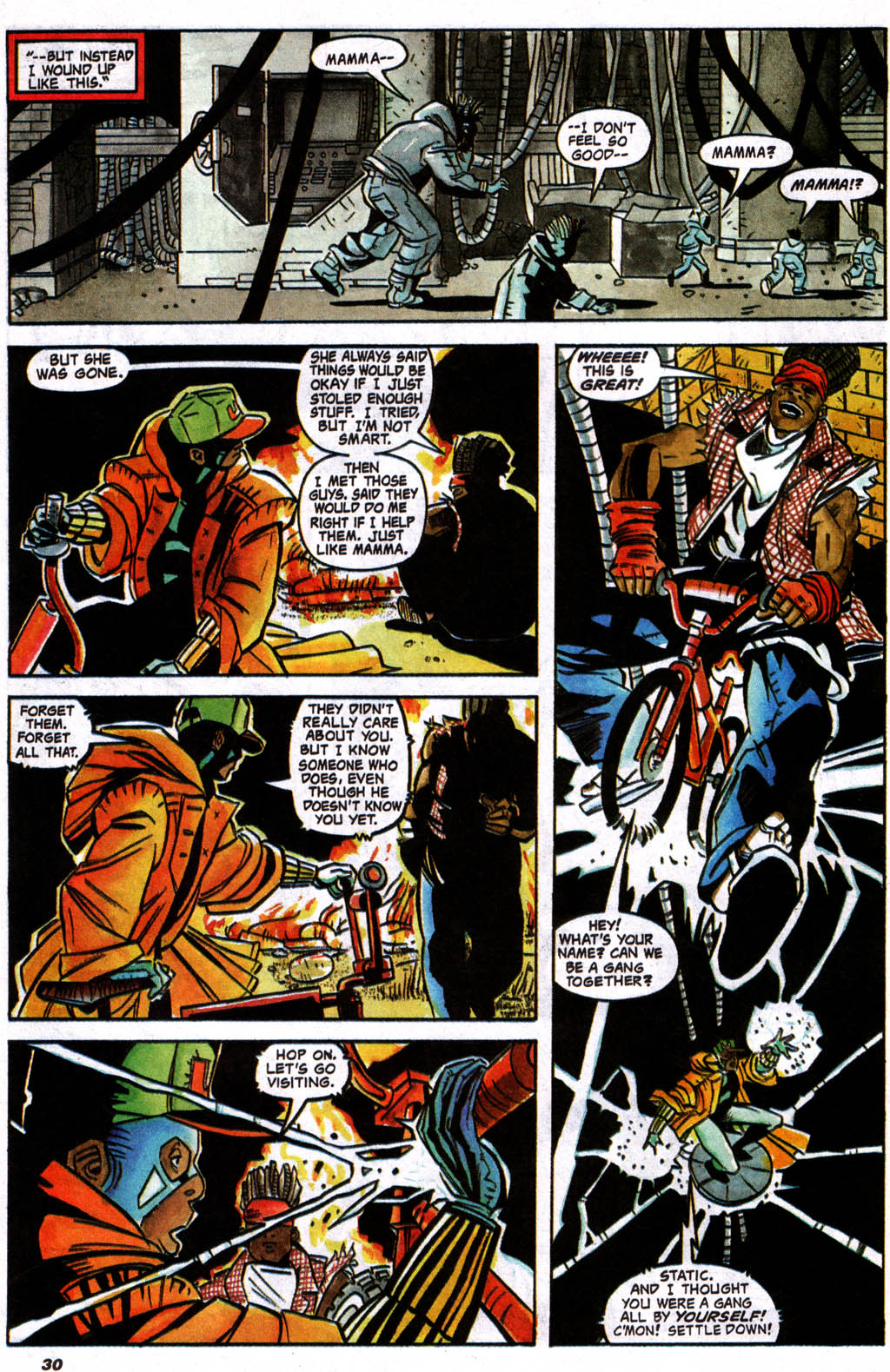 Read online Static comic -  Issue #9 - 22