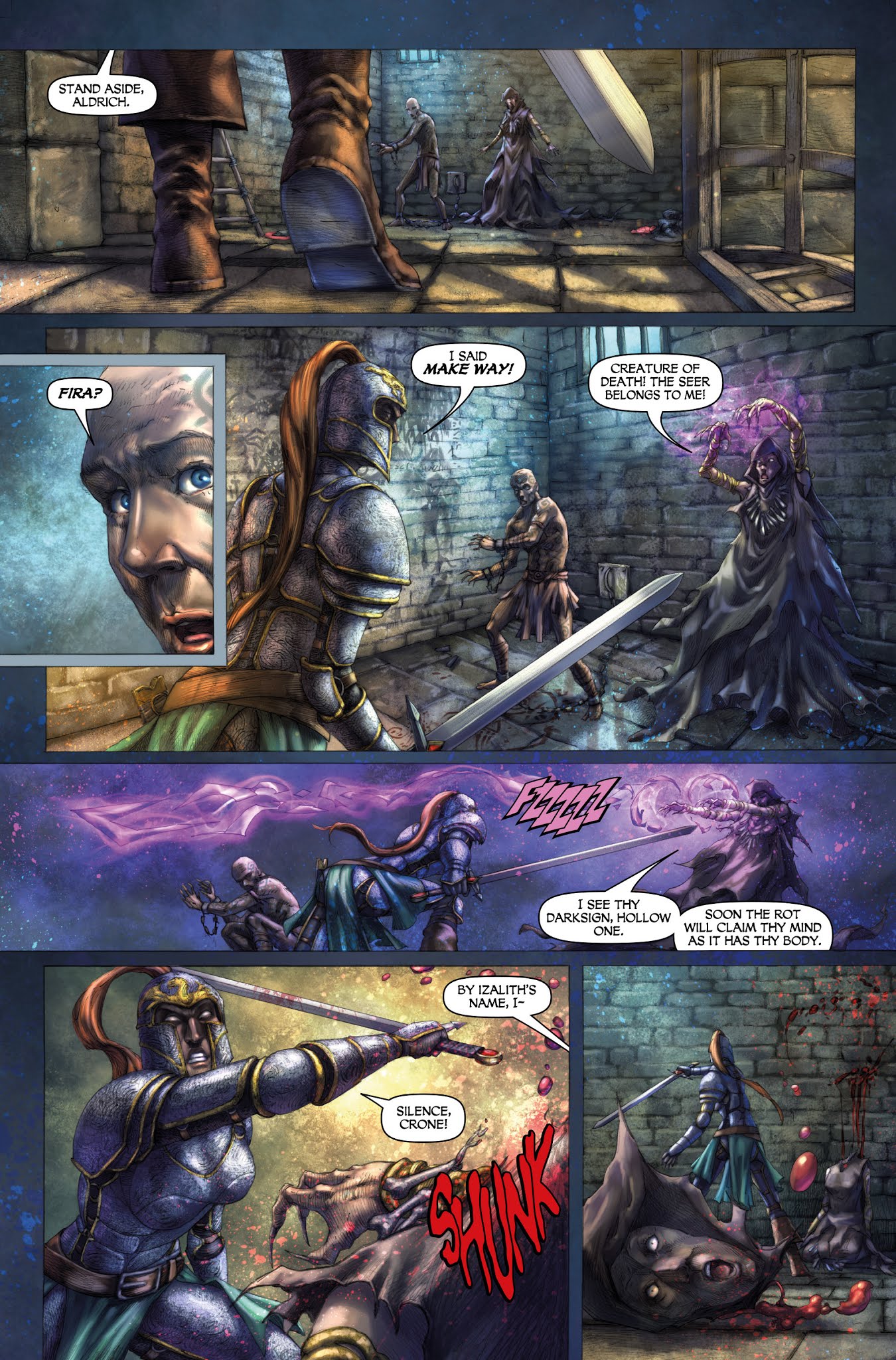 Read online Dark Souls: The Breath of Andolus comic -  Issue #3 - 13