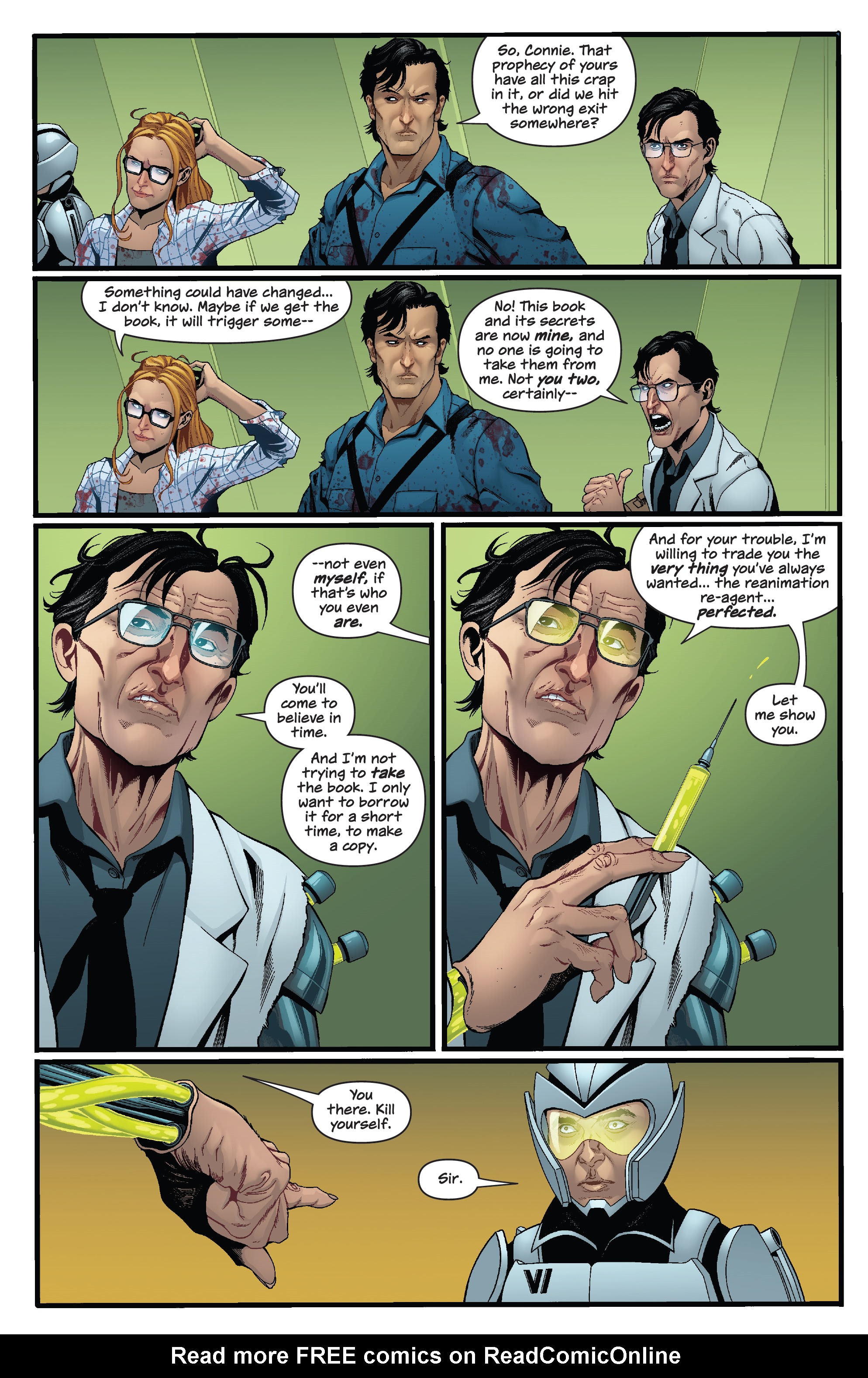 Read online Army of Darkness Vs. Reanimator: Necronomicon Rising comic -  Issue #3 - 22