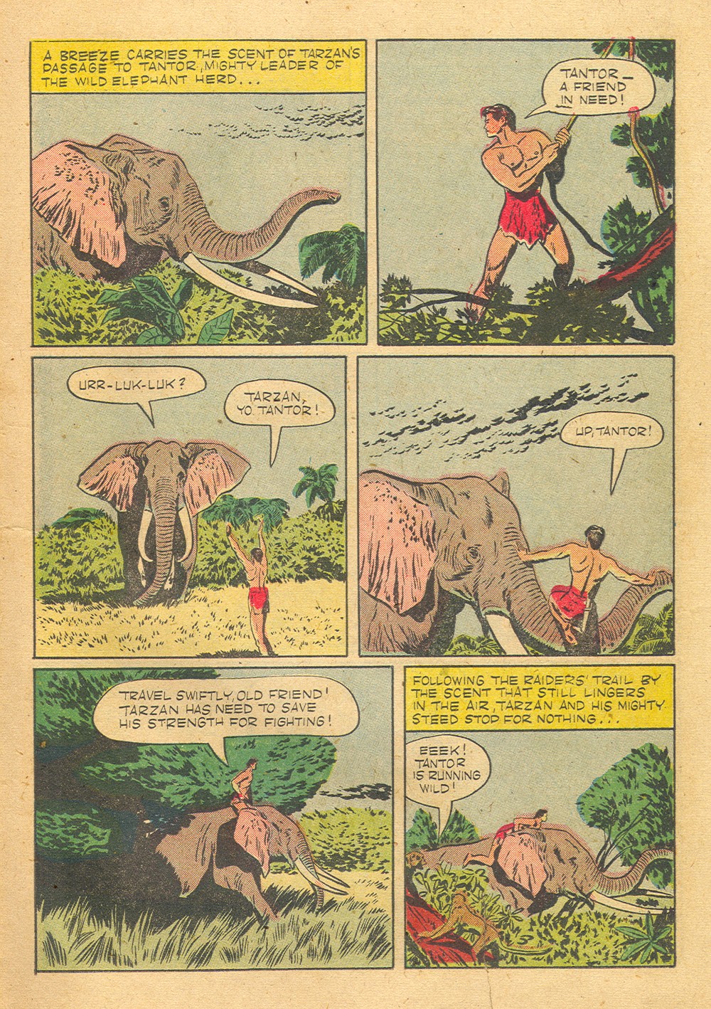 Read online Tarzan (1948) comic -  Issue #19 - 7