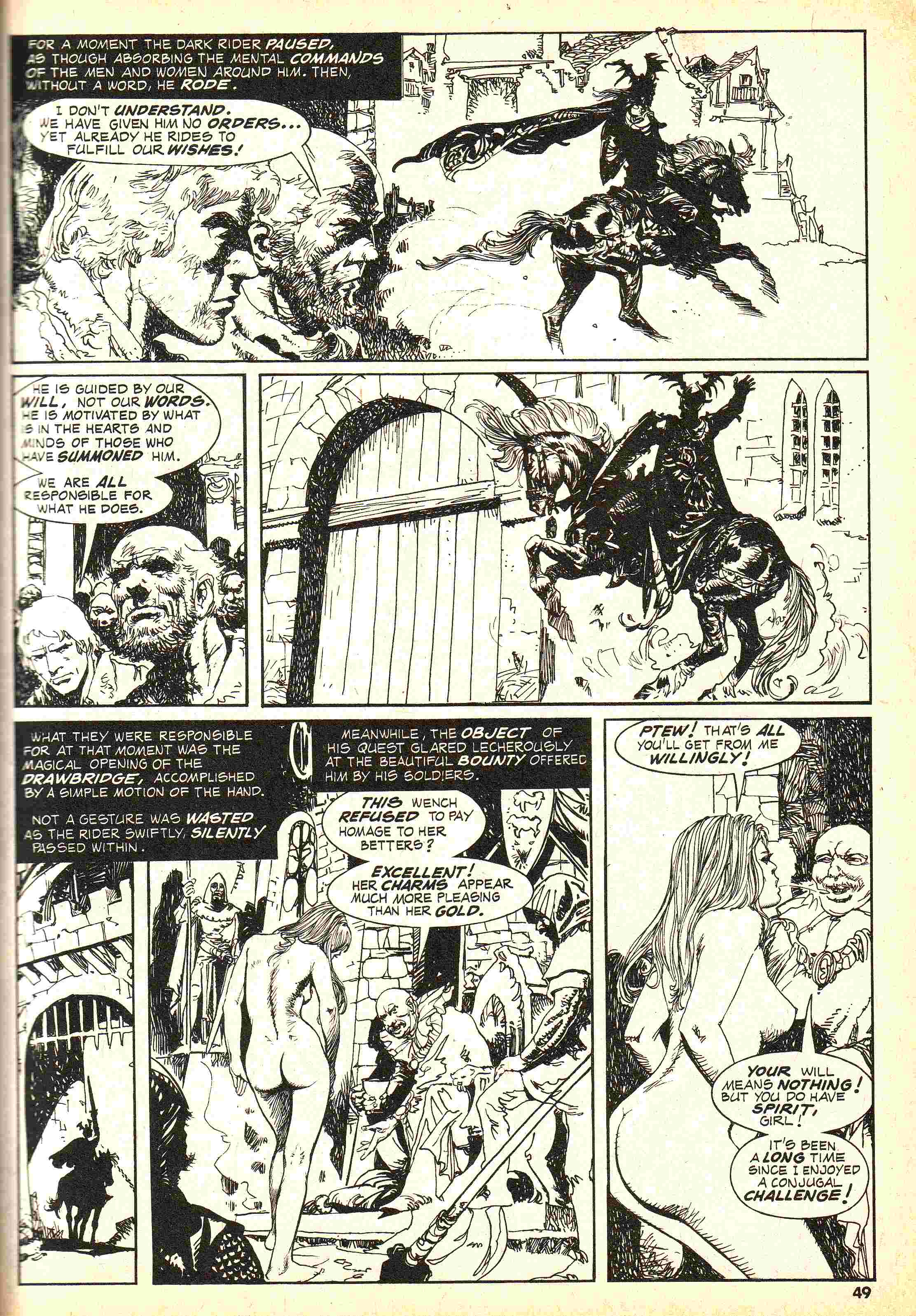 Read online Vampirella (1969) comic -  Issue #45 - 49