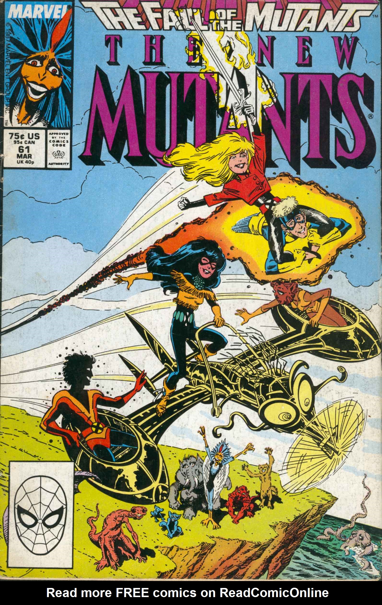 Read online The New Mutants comic -  Issue #61 - 1