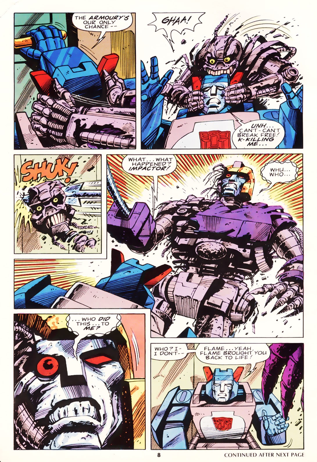 Read online The Transformers (UK) comic -  Issue #168 - 8
