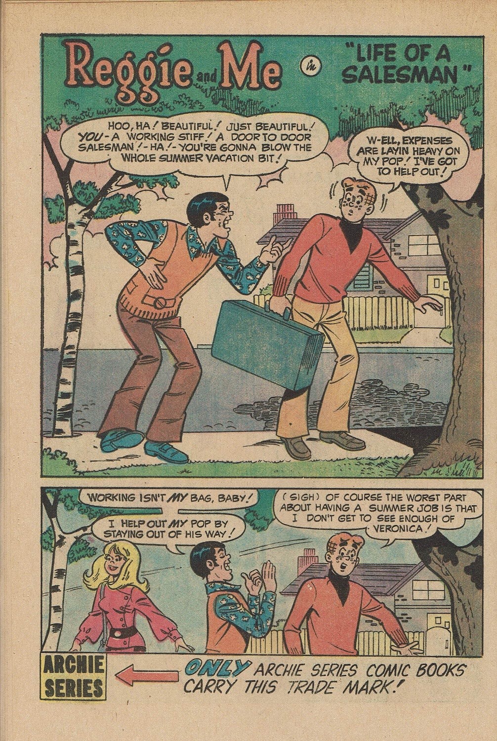 Read online Reggie and Me (1966) comic -  Issue #51 - 28