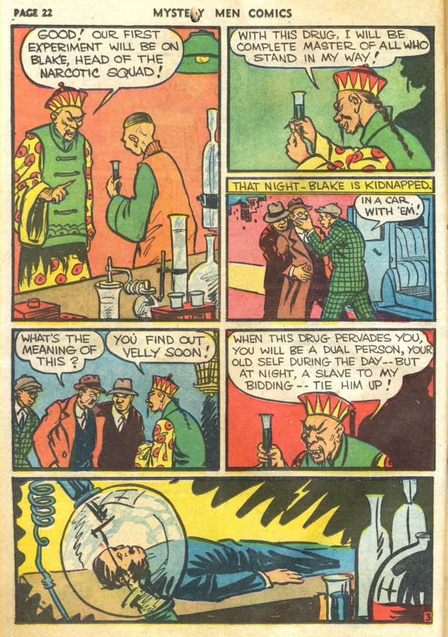 Read online Mystery Men Comics comic -  Issue #11 - 24
