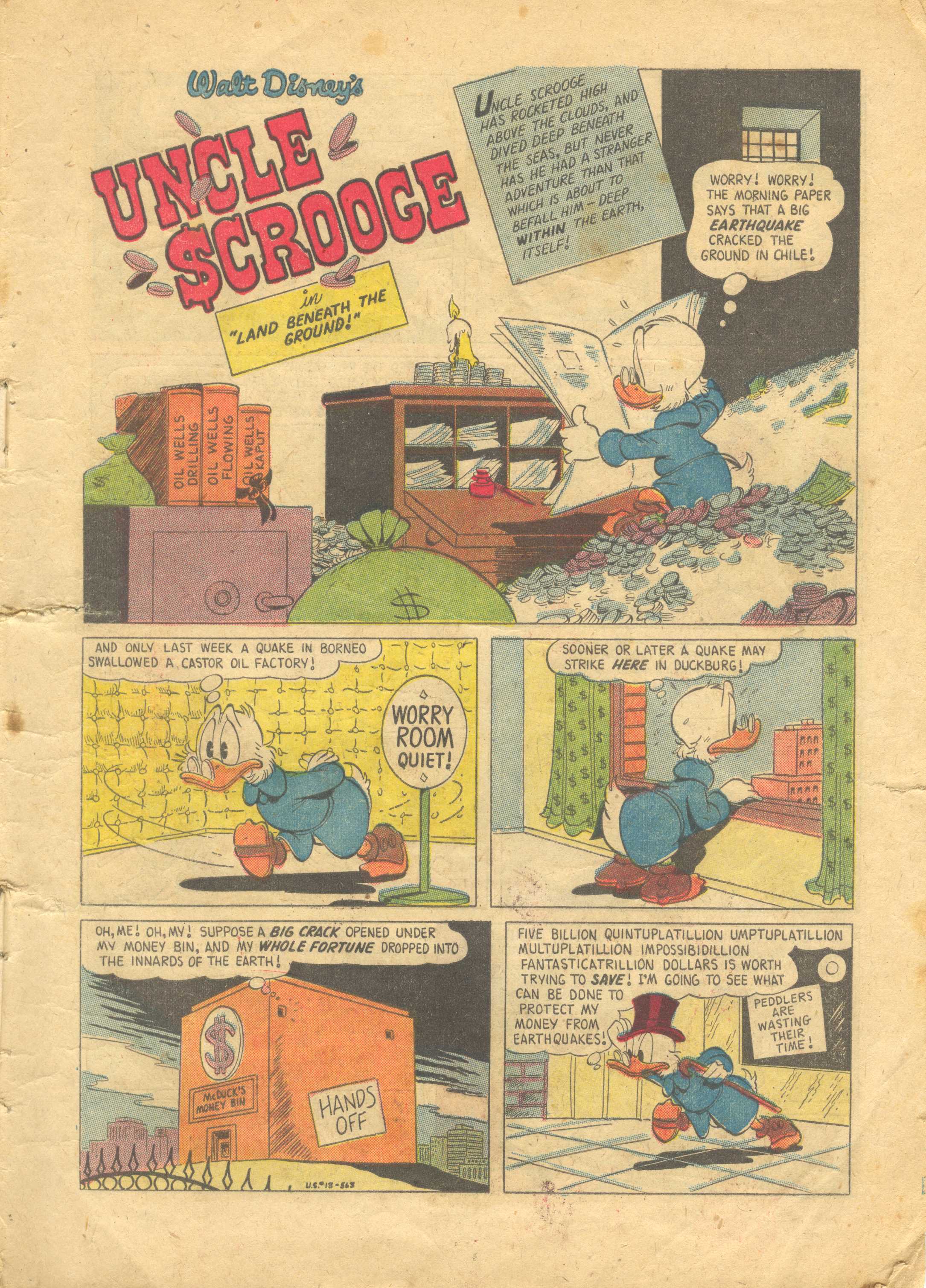 Read online Uncle Scrooge (1953) comic -  Issue #13 - 3