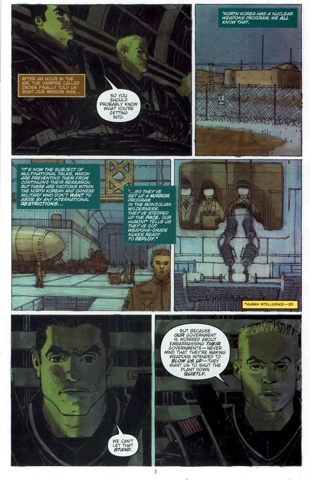 Read online CVO: Covert Vampiric Operations - Human Touch comic -  Issue # Full - 5
