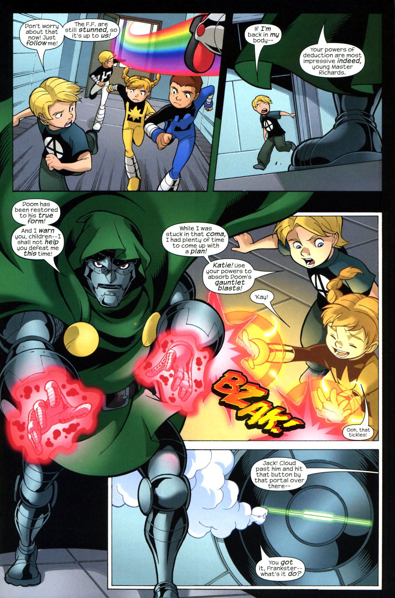 Read online Fantastic Four and Power Pack comic -  Issue #4 - 16