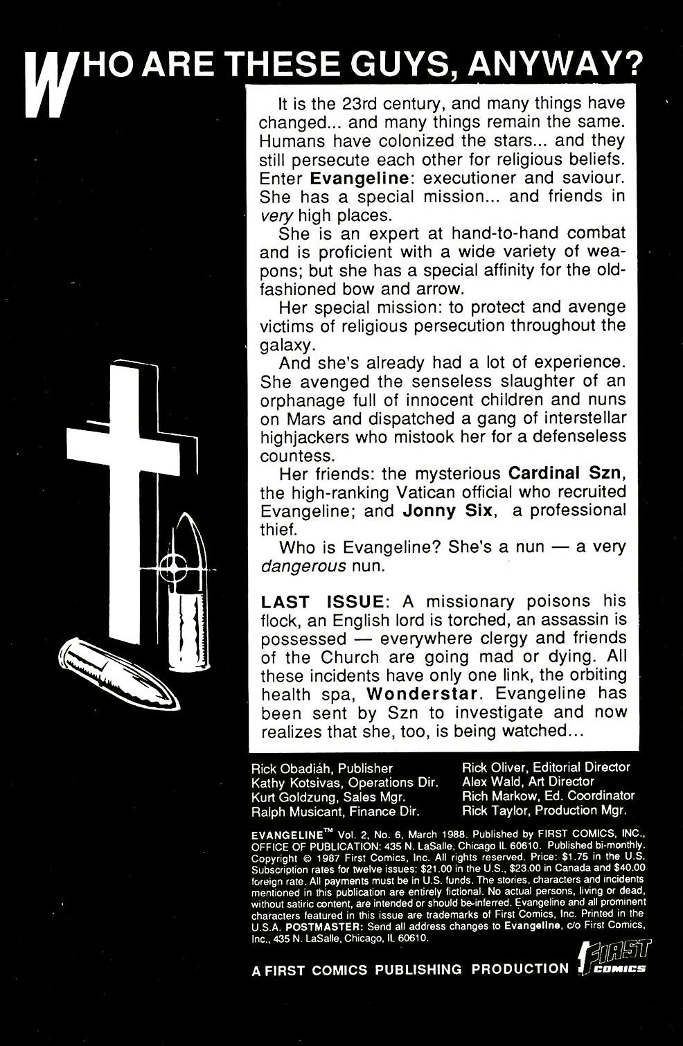 Read online Evangeline comic -  Issue #6 - 2