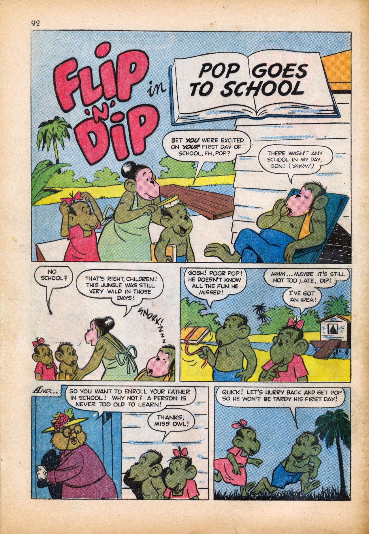 Read online Tom & Jerry's Back to School comic -  Issue # TPB - 94
