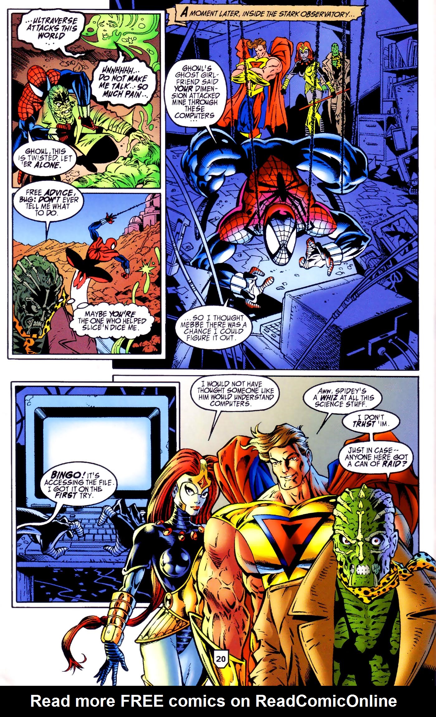 Read online UltraForce/Spider-Man comic -  Issue #1B - 21