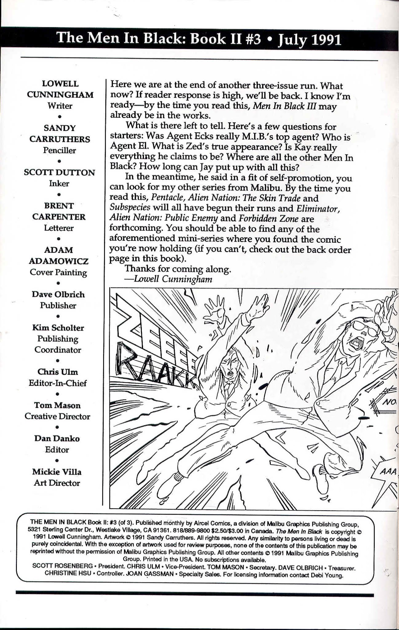 Read online The Men in Black Book II comic -  Issue #3 - 2