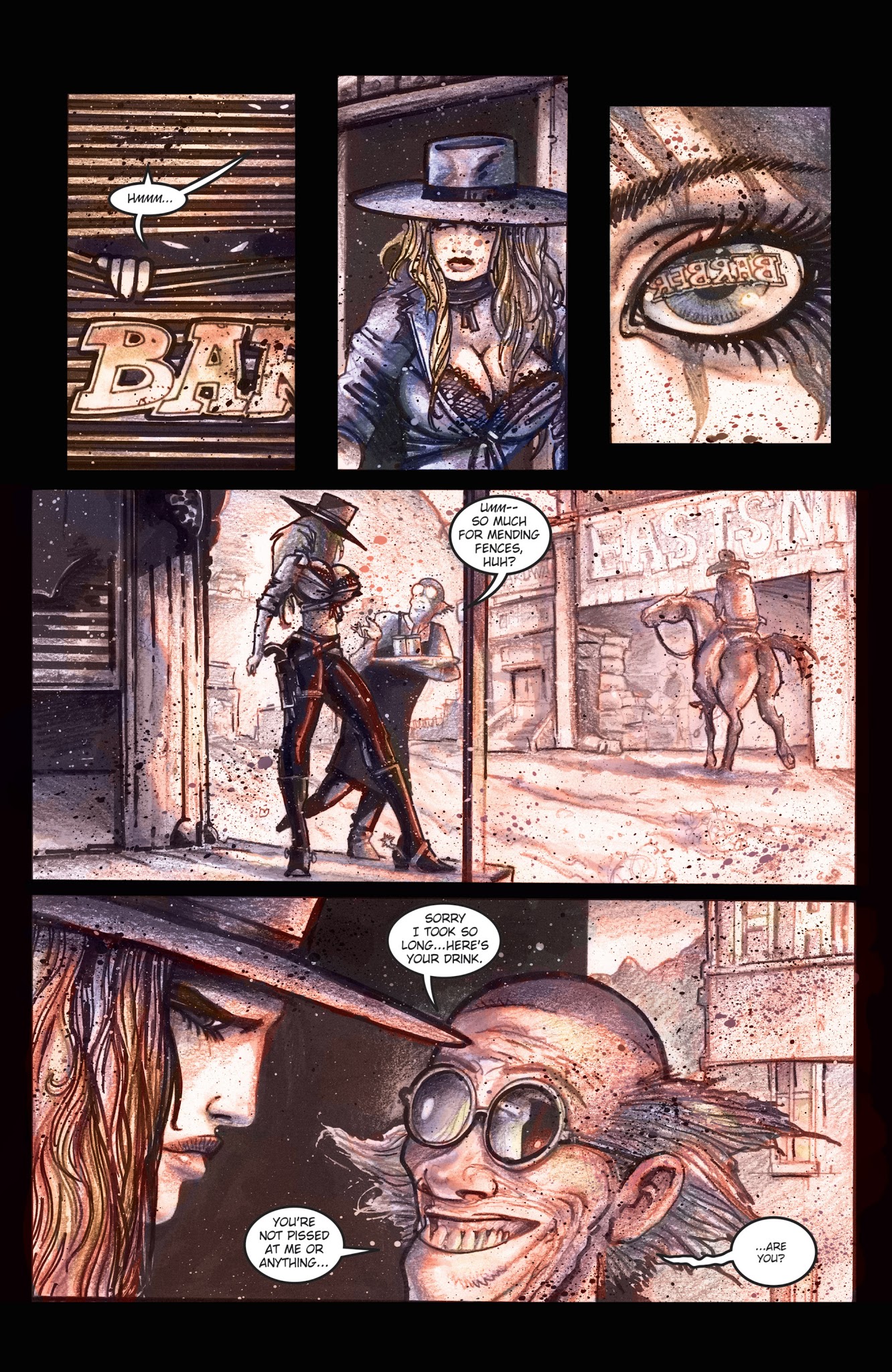 Read online Fistful of Blood comic -  Issue #1 - 24