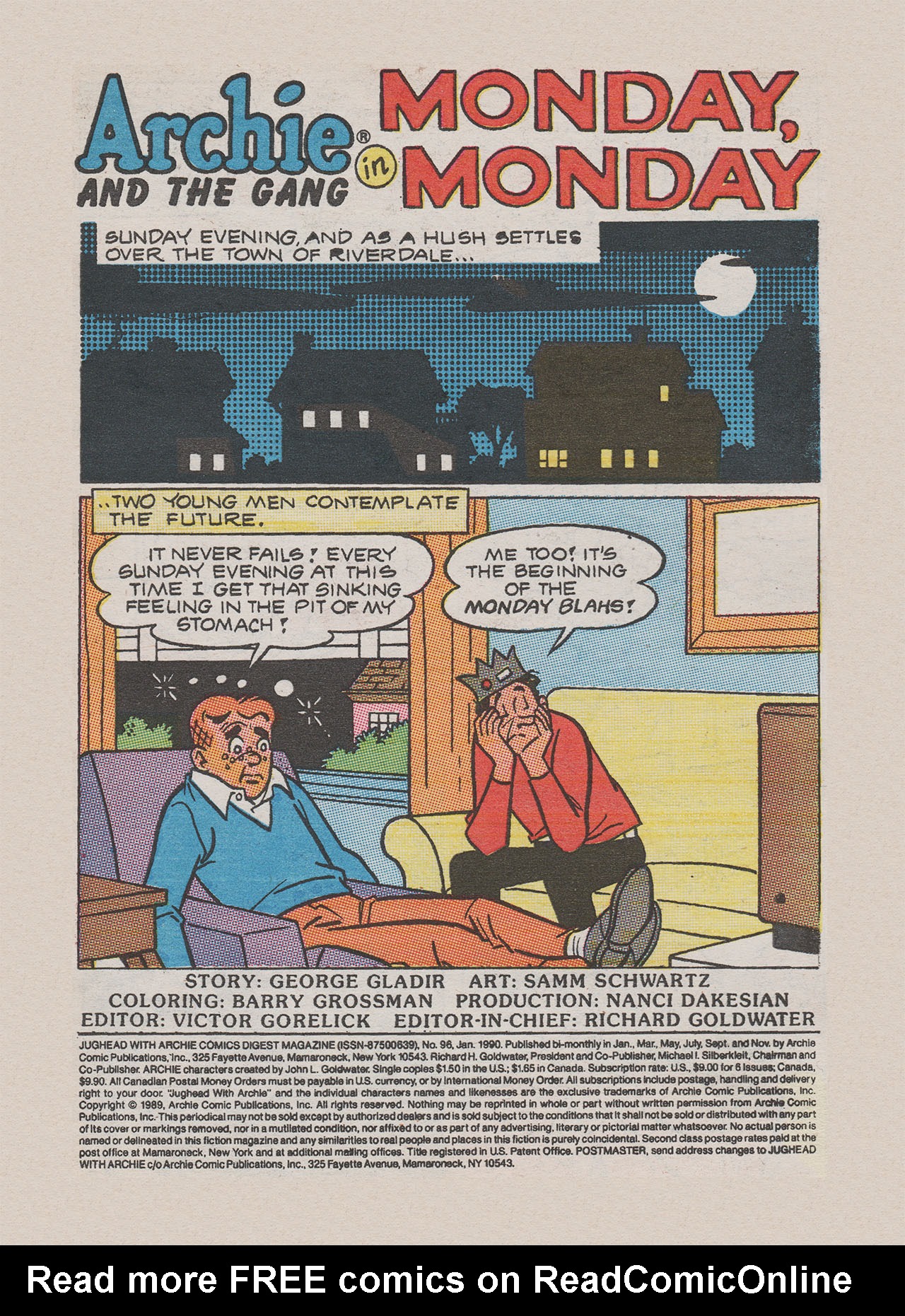 Read online Jughead with Archie Digest Magazine comic -  Issue #96 - 4