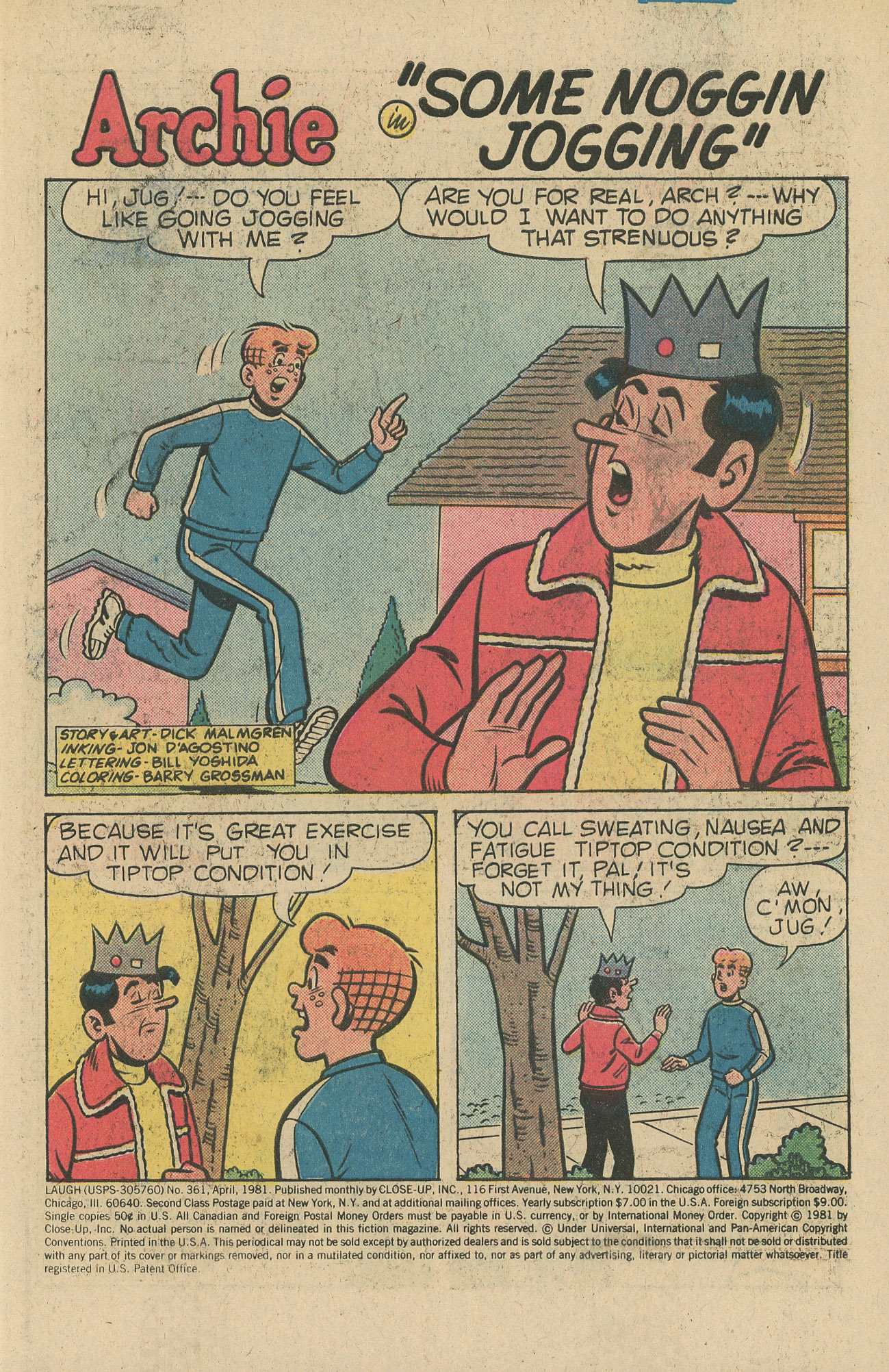 Read online Laugh (Comics) comic -  Issue #361 - 3