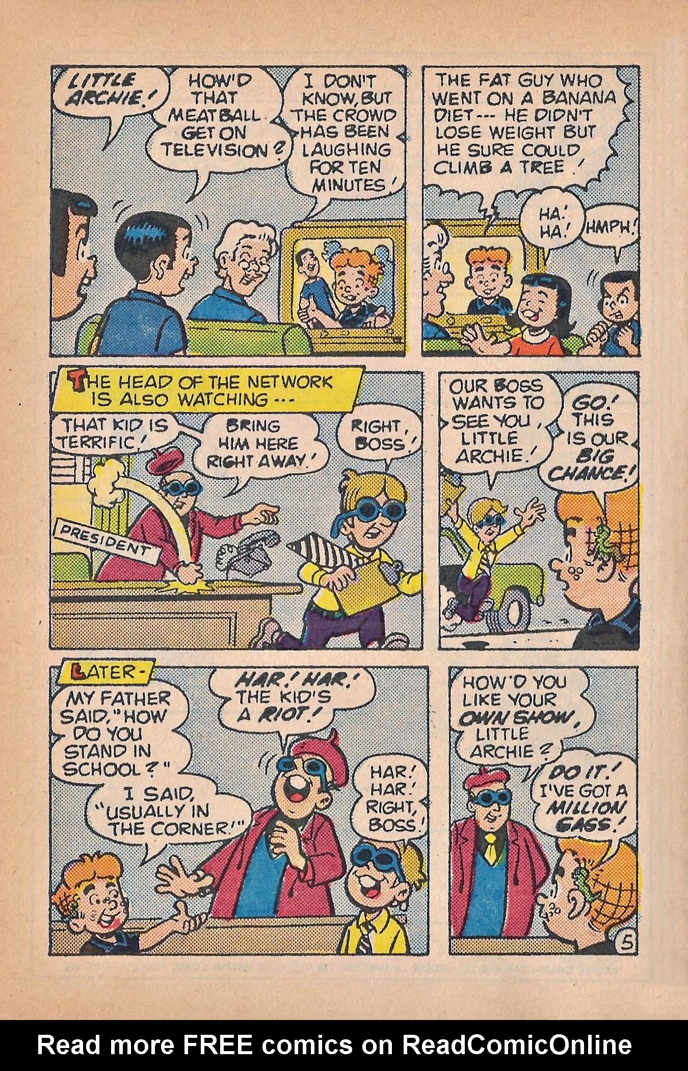 Read online Little Archie Comics Digest Magazine comic -  Issue #36 - 116