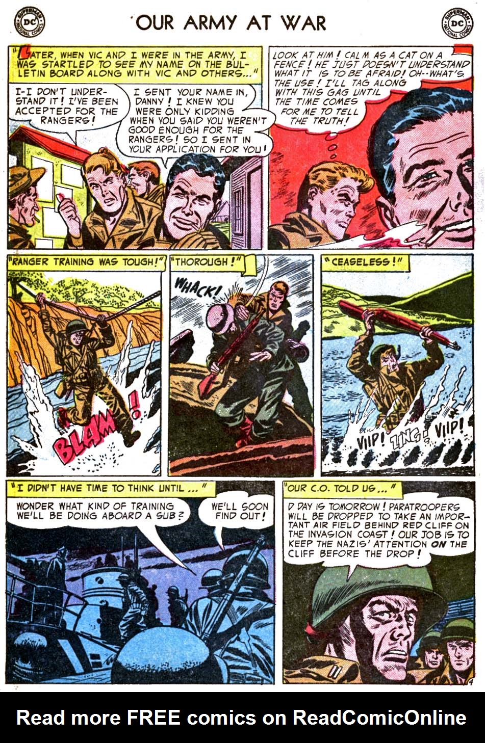 Read online Our Army at War (1952) comic -  Issue #22 - 6