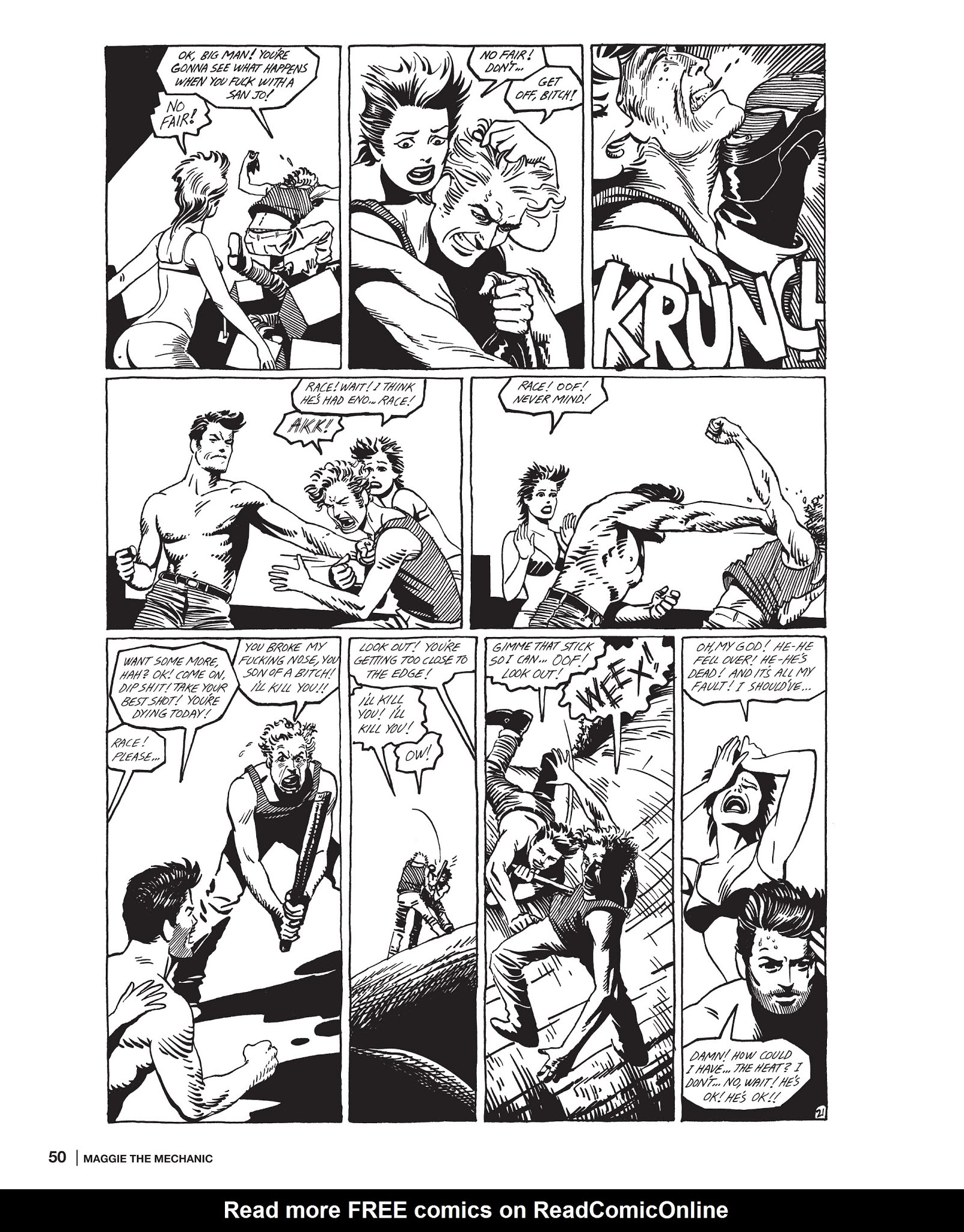 Read online Maggie the Mechanic: The Love & Rockets Library - Locas comic -  Issue # TPB (Part 1) - 50