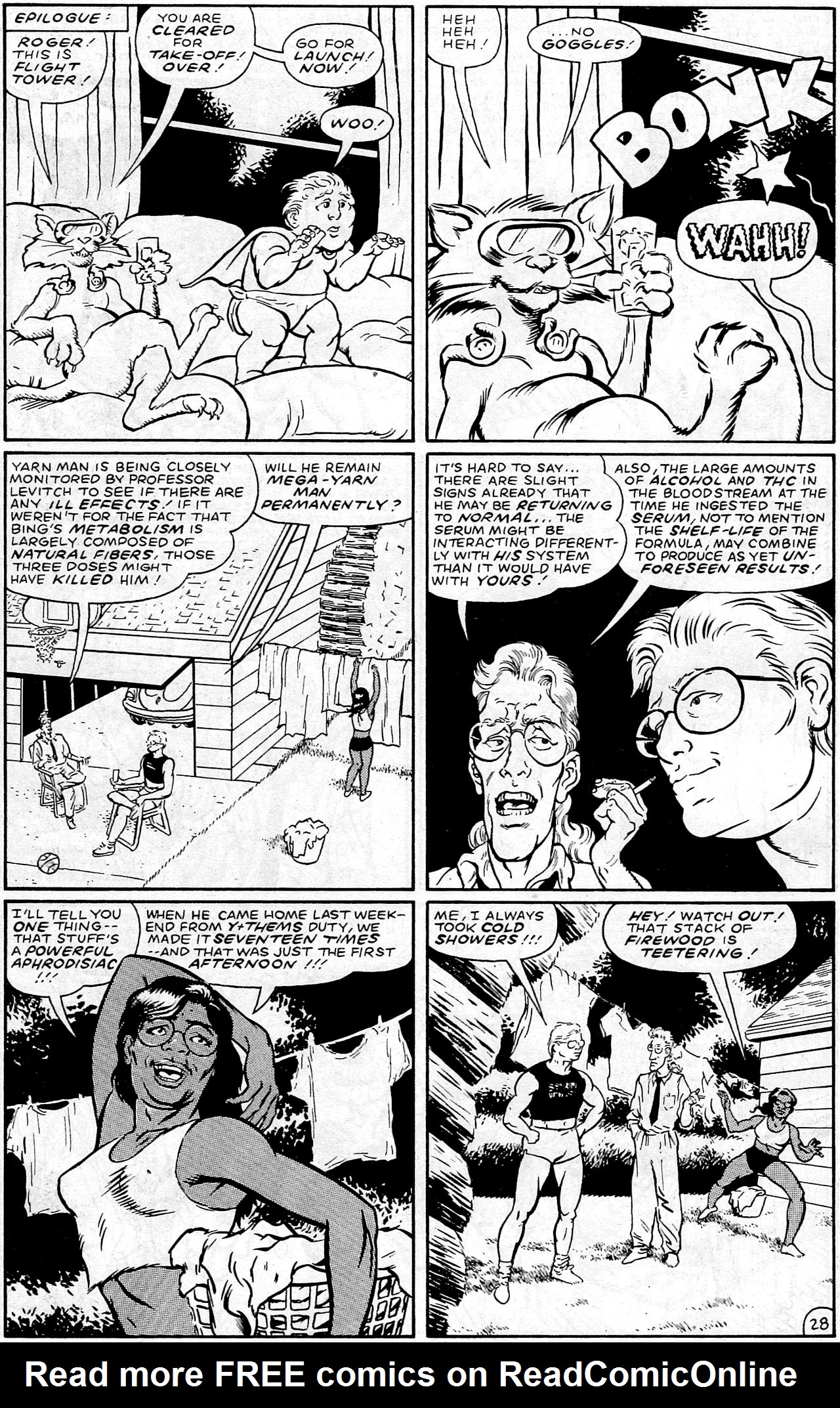 Read online Megaton Man Meets The Uncatergorizable X-Them comic -  Issue # Full - 30