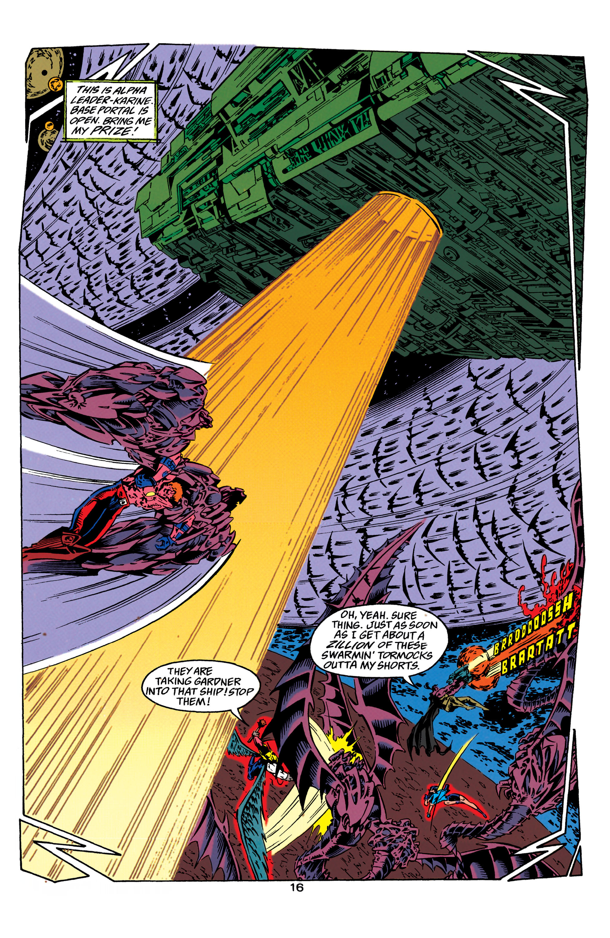 Read online Guy Gardner: Warrior comic -  Issue #33 - 16