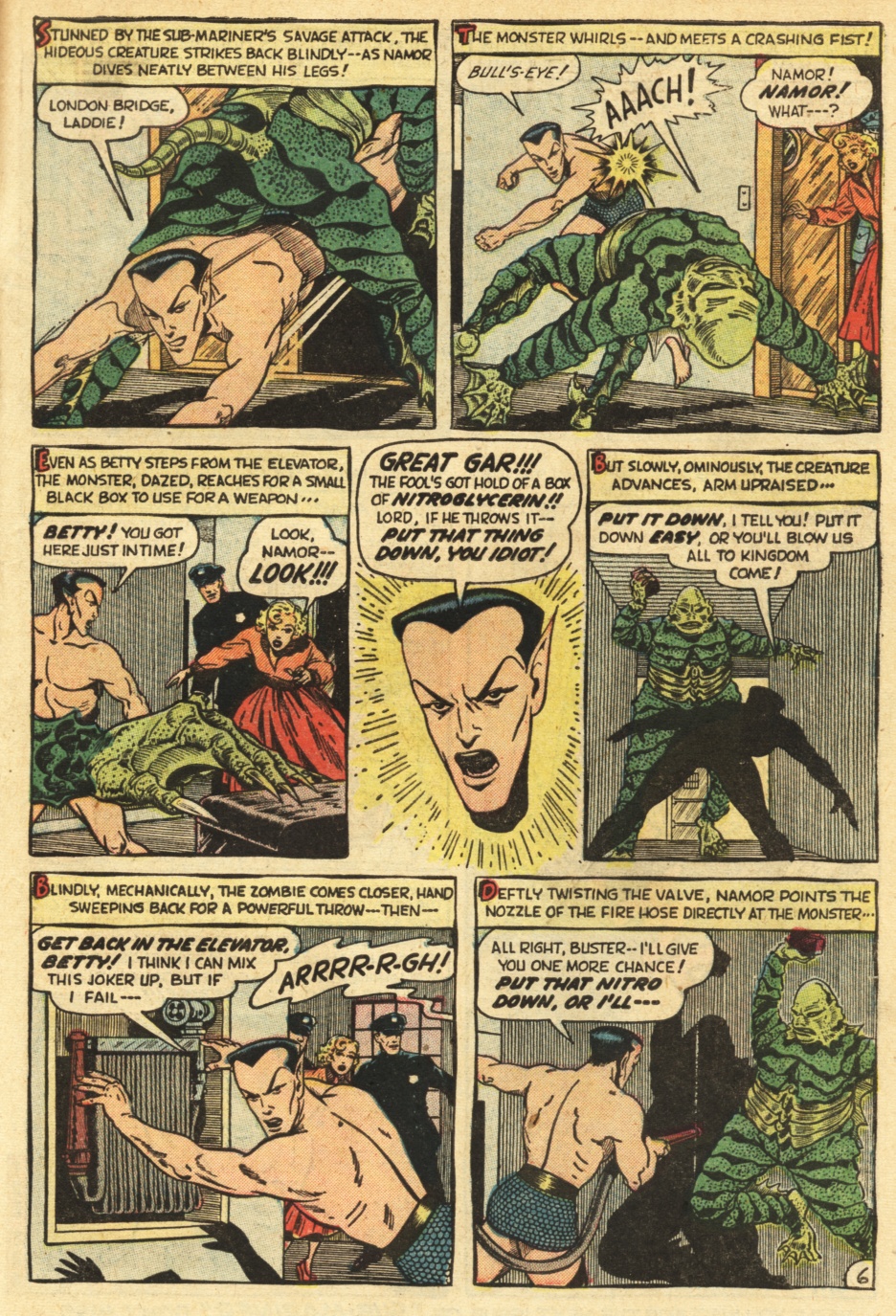 Read online Sub-Mariner Comics comic -  Issue #35 - 31