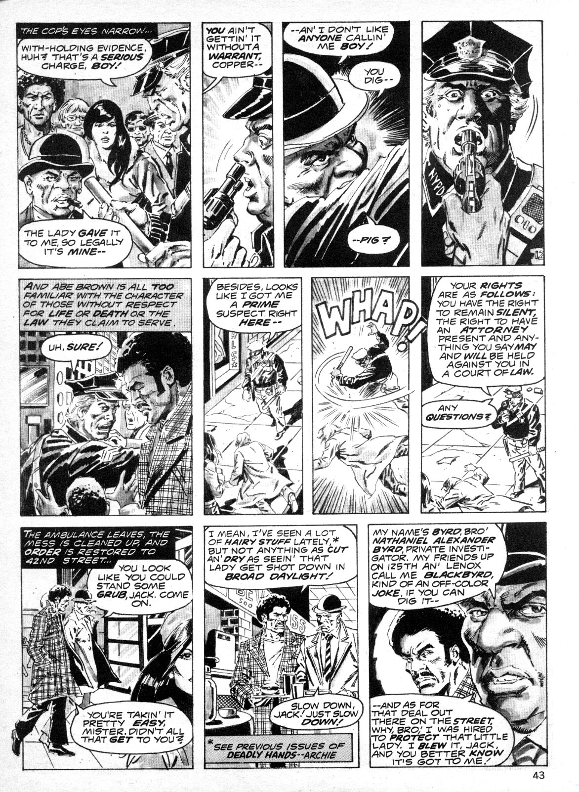 Read online The Deadly Hands of Kung Fu comic -  Issue #12 - 41