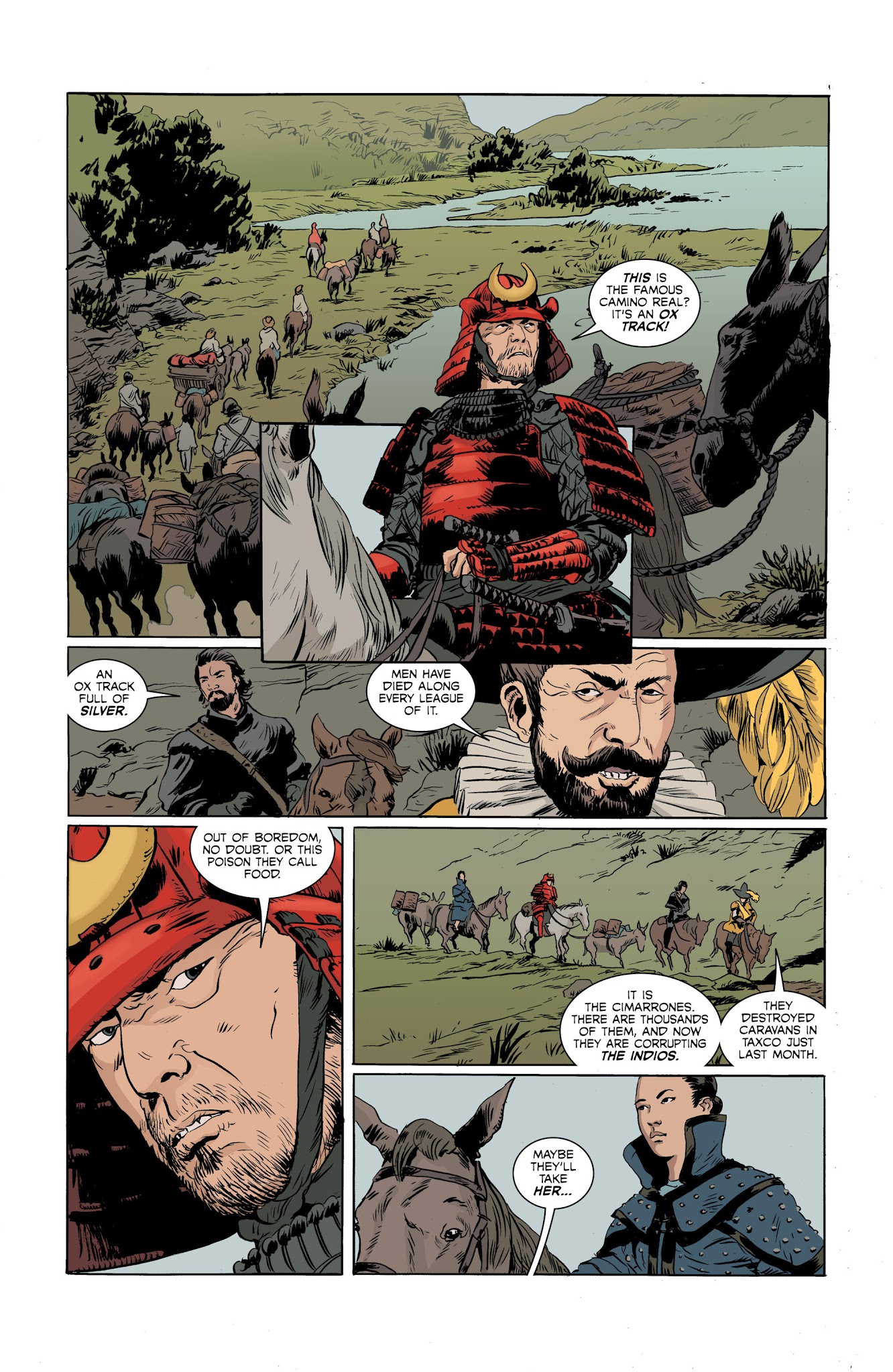 Read online Cimarronin: A Samurai in New Spain comic -  Issue # TPB - 32