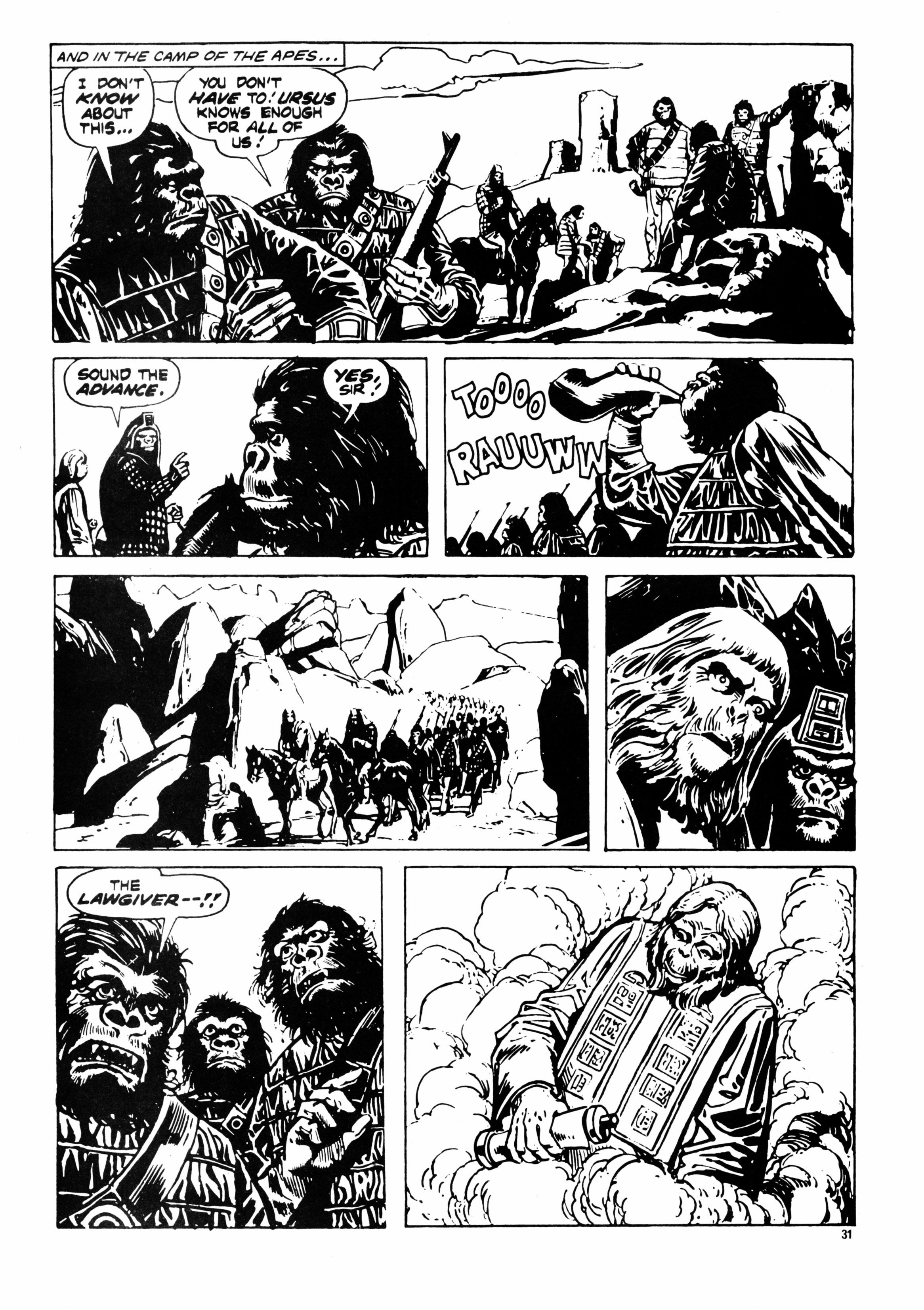 Read online Planet of the Apes (1974) comic -  Issue #122 - 31